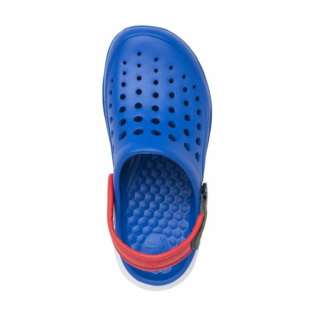 JOYBEES MODERN CLOG SPORT BLUE WHITE UNISEX - FINAL SALE!