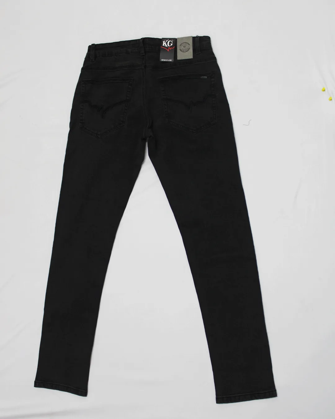 KG Black Relaxed Narrow Fit Jeans