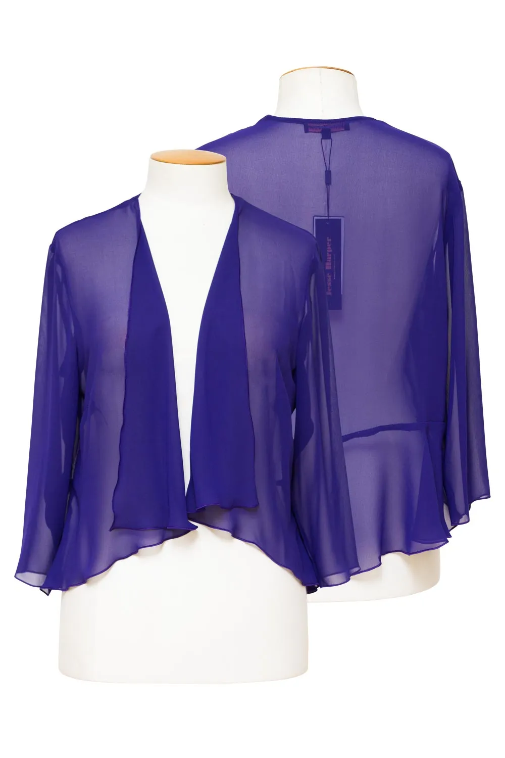 Layla Jones / Jesse Harper LJ0212/JH0244 - Calvin Klein Chiffon Jacket with peplum