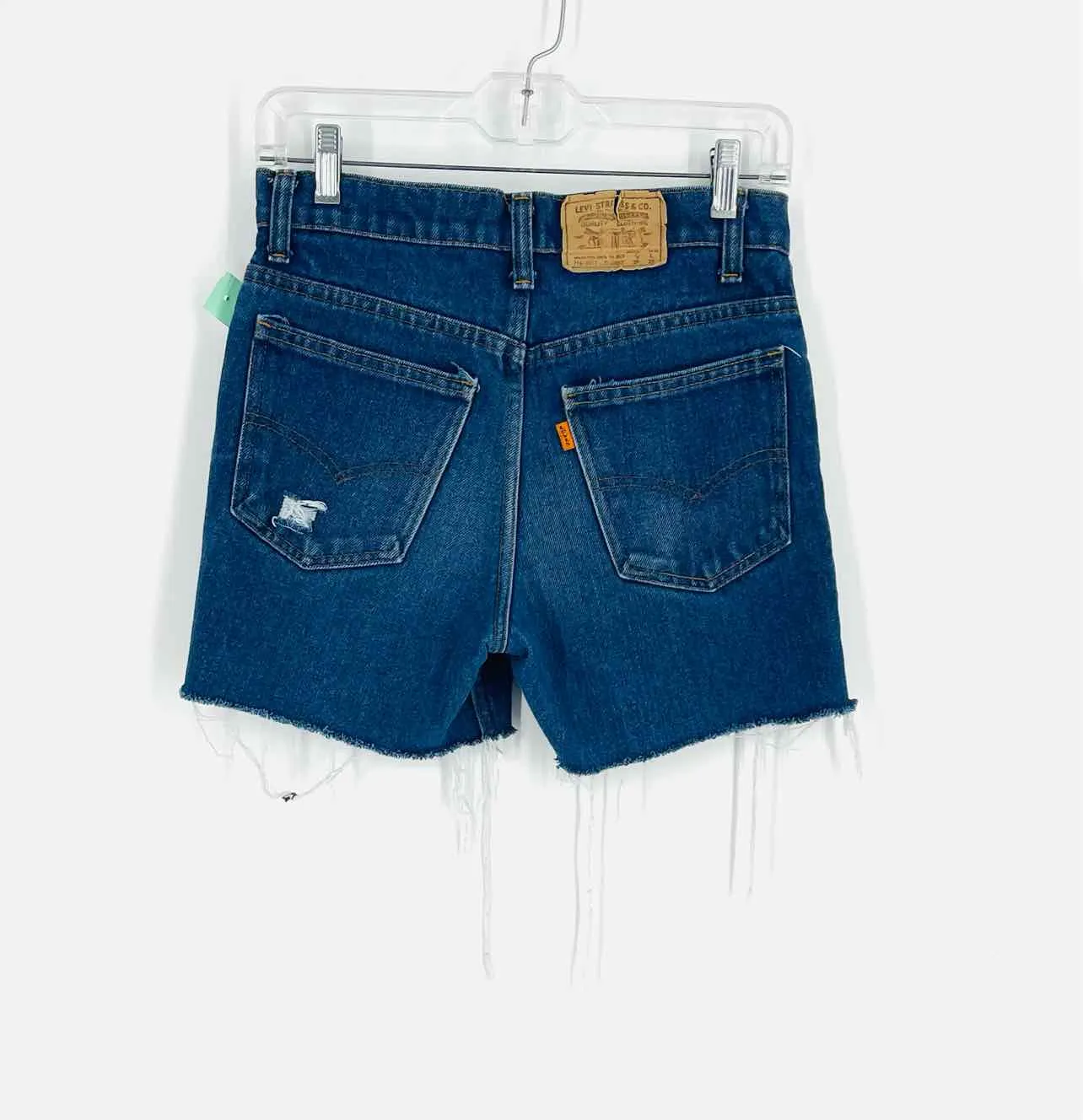 Levi Strauss & Co. Size 29=8 Blue Distressed Denim Shorts Shorts