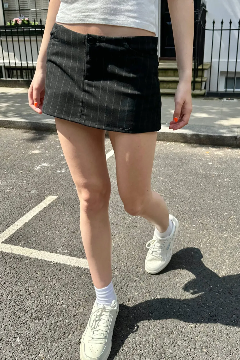 Louisa Striped Mini Skirt