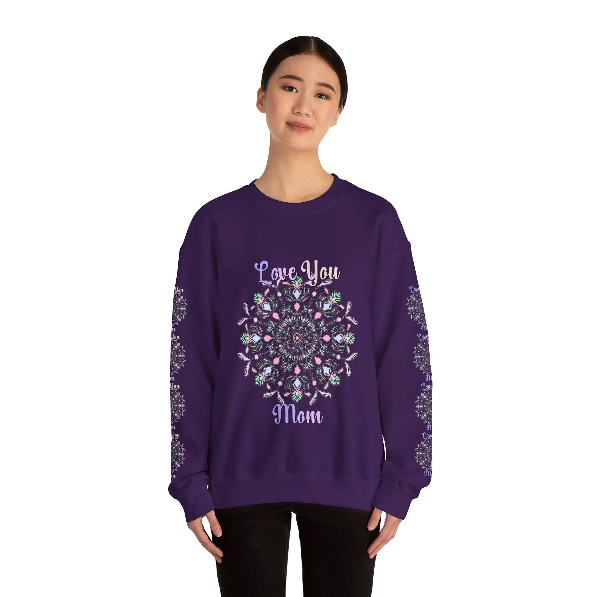 Love You Mom Mandala Sweatshirt