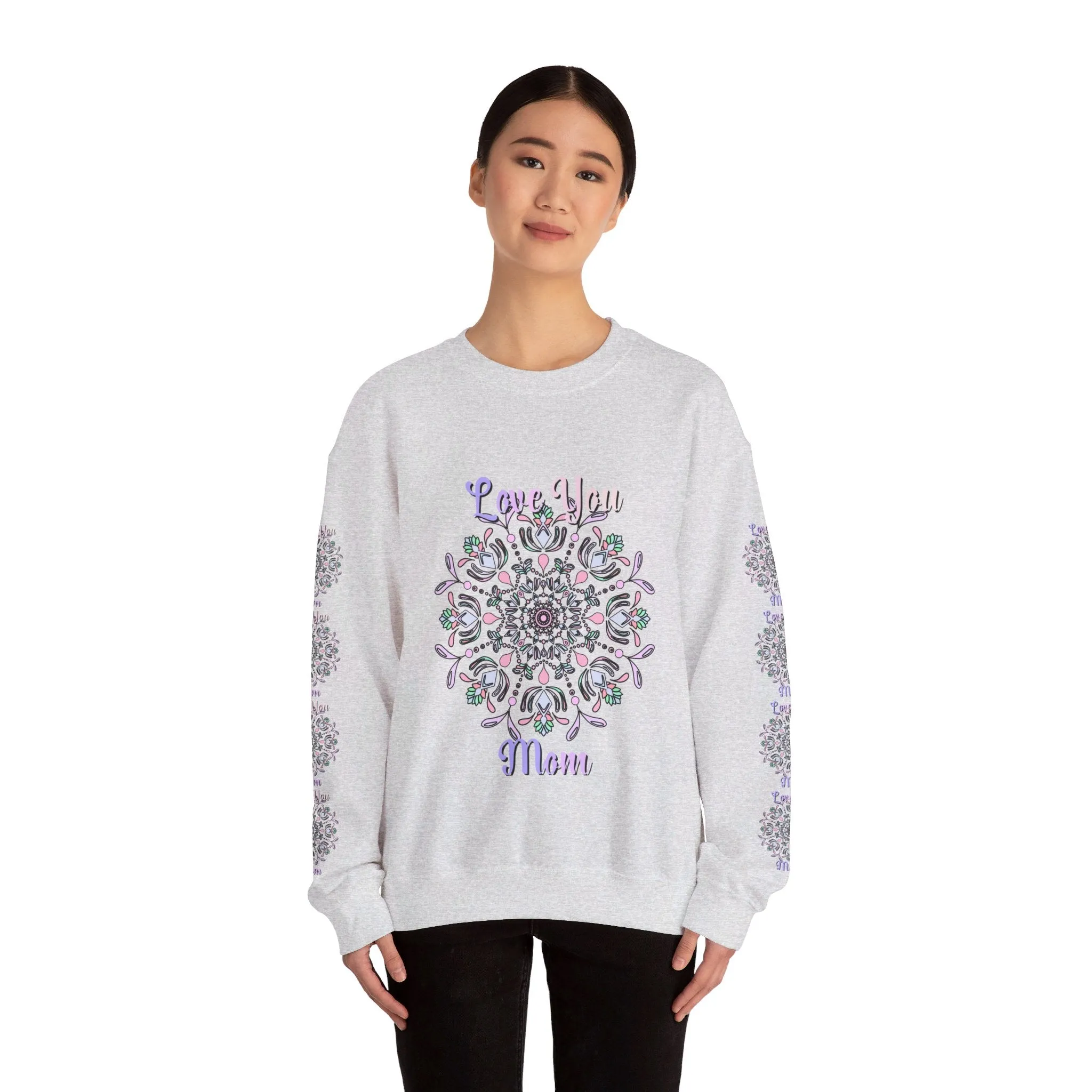 Love You Mom Mandala Sweatshirt