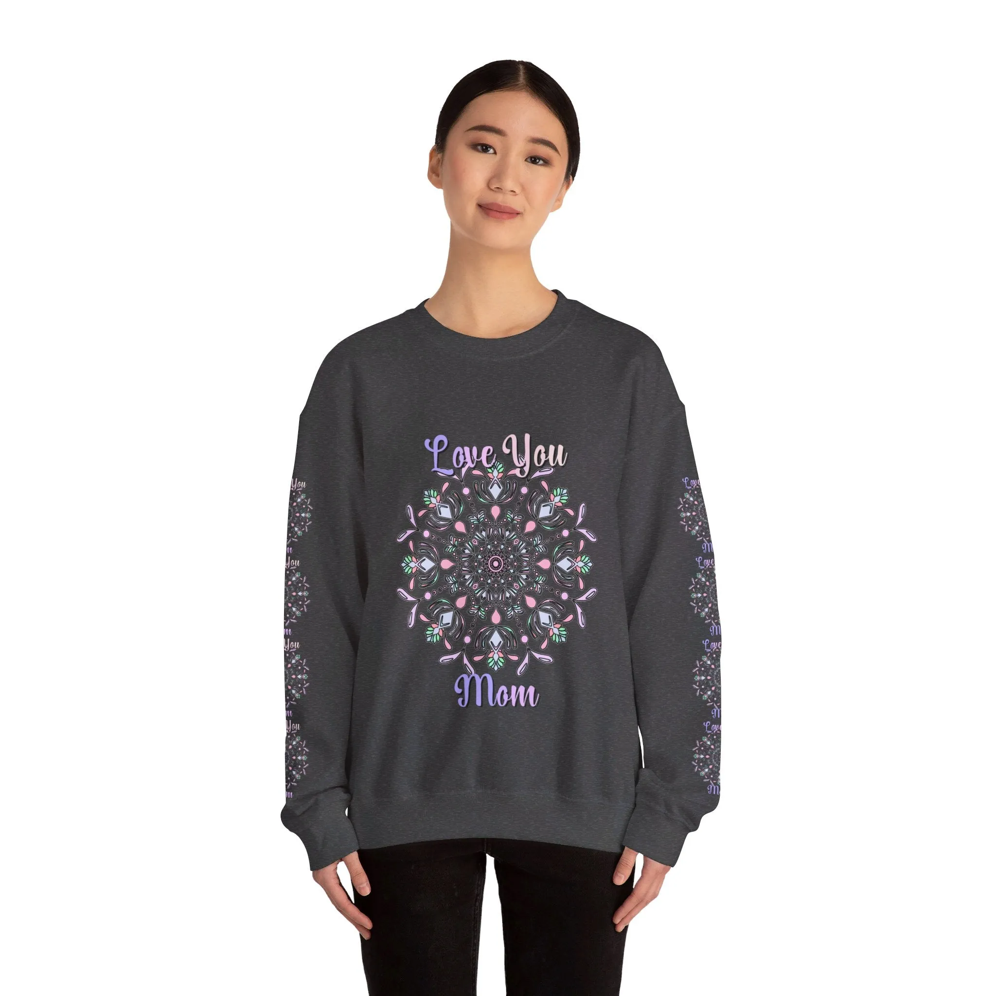 Love You Mom Mandala Sweatshirt