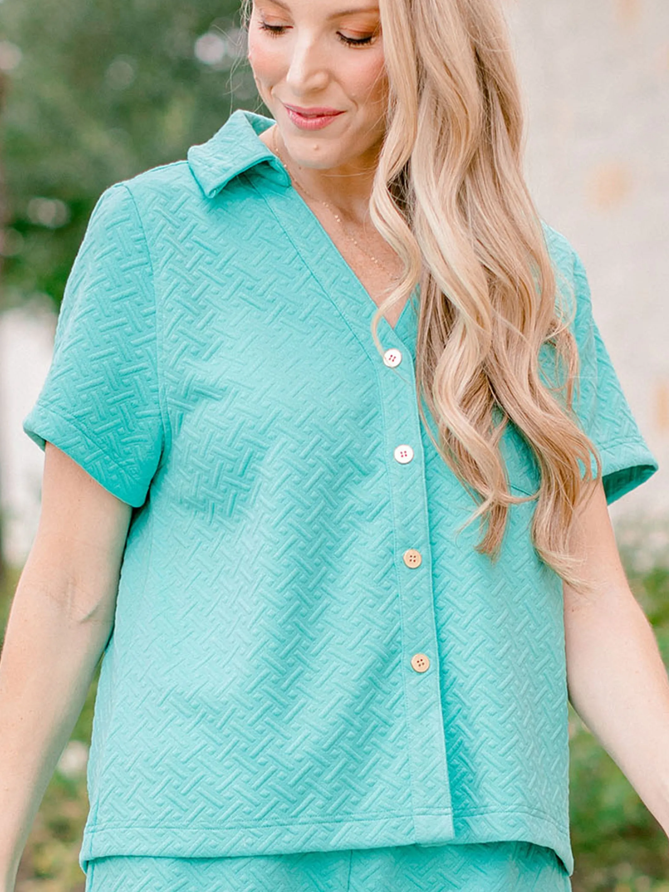 Maren Top | Teal