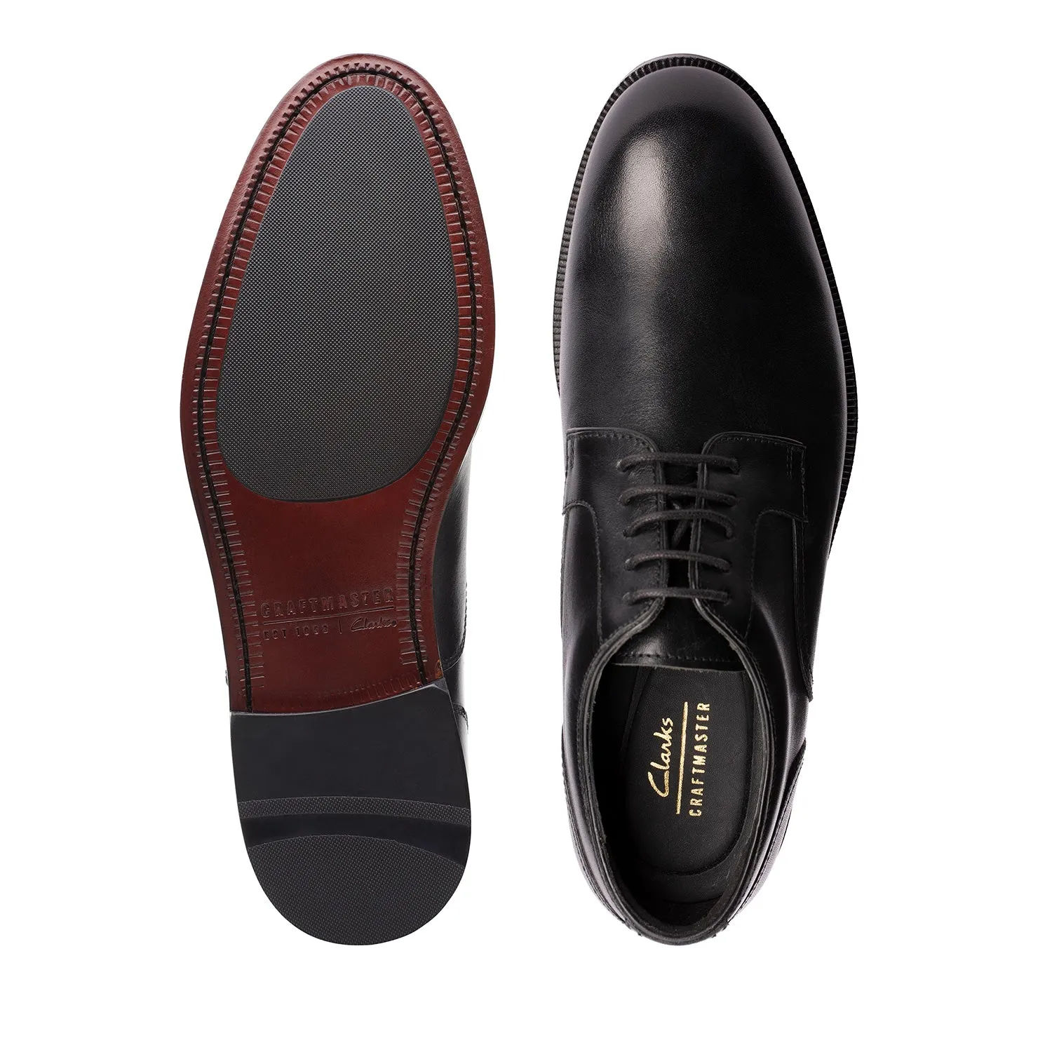 Mens - Craftdean Lace Black Leather