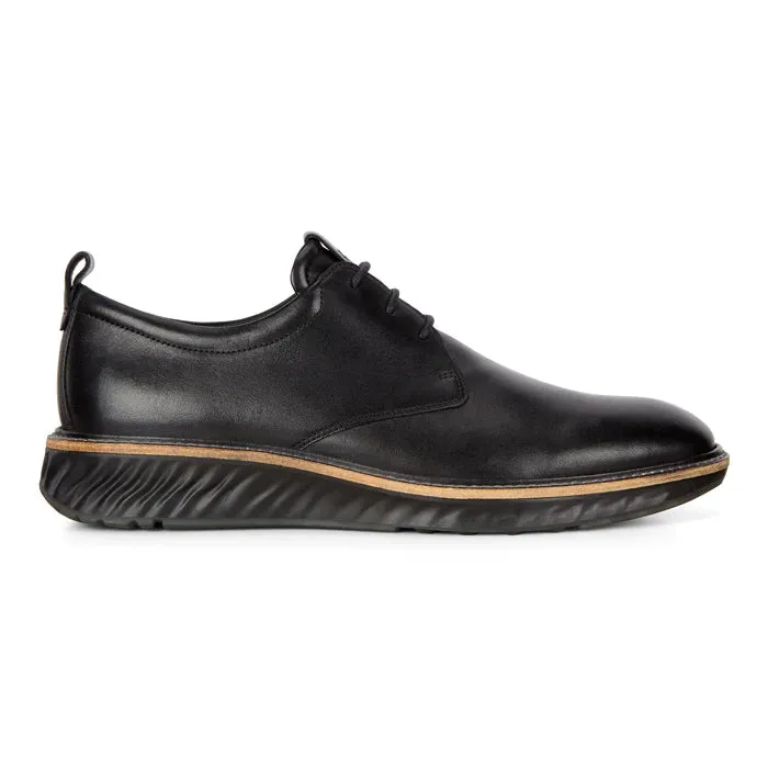 Mens Ecco Hybrid Plain Toe Black