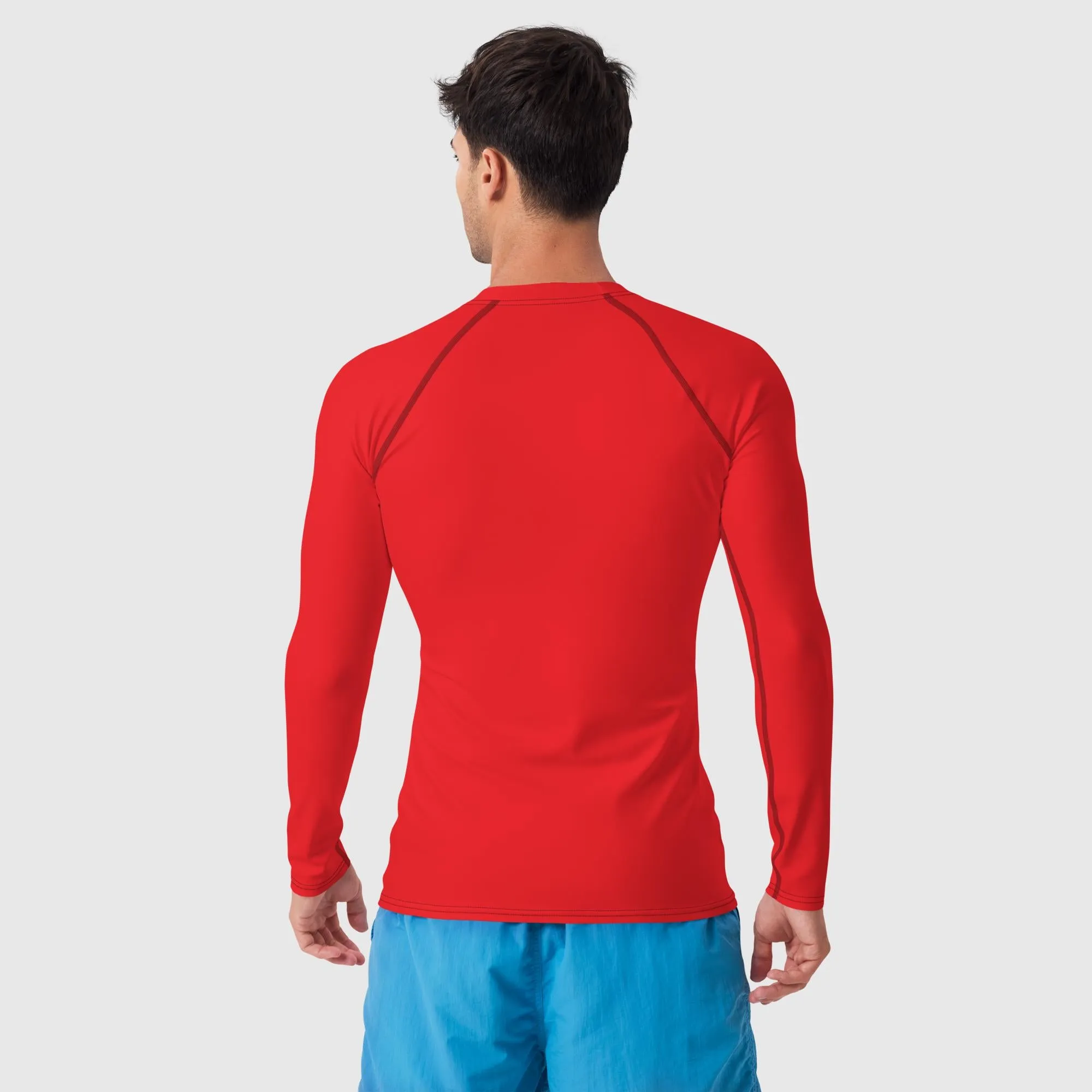 Men's Rash Guard - Red