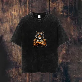 Mens Tiger Print Tee