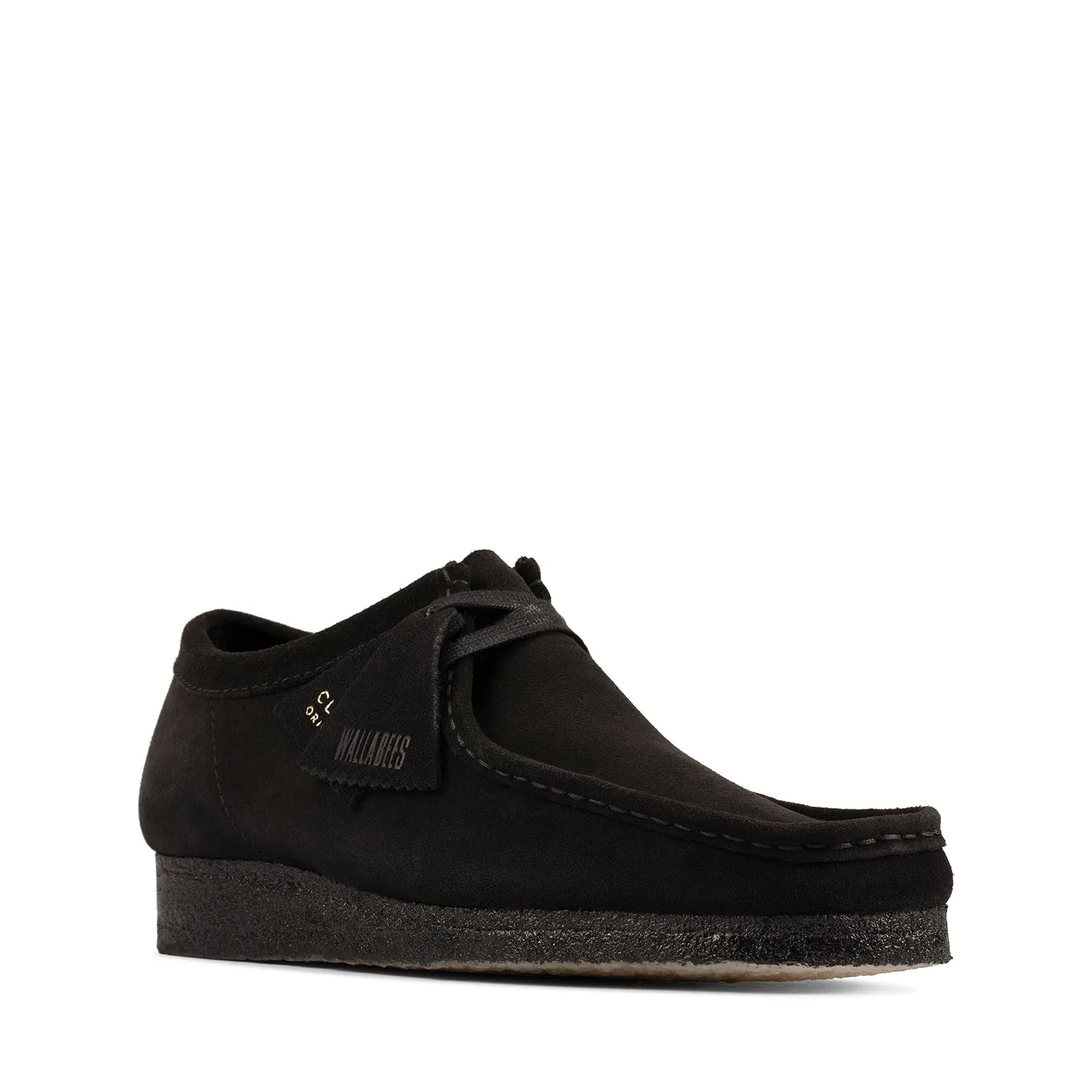 Mens - Wallabee Black Suede