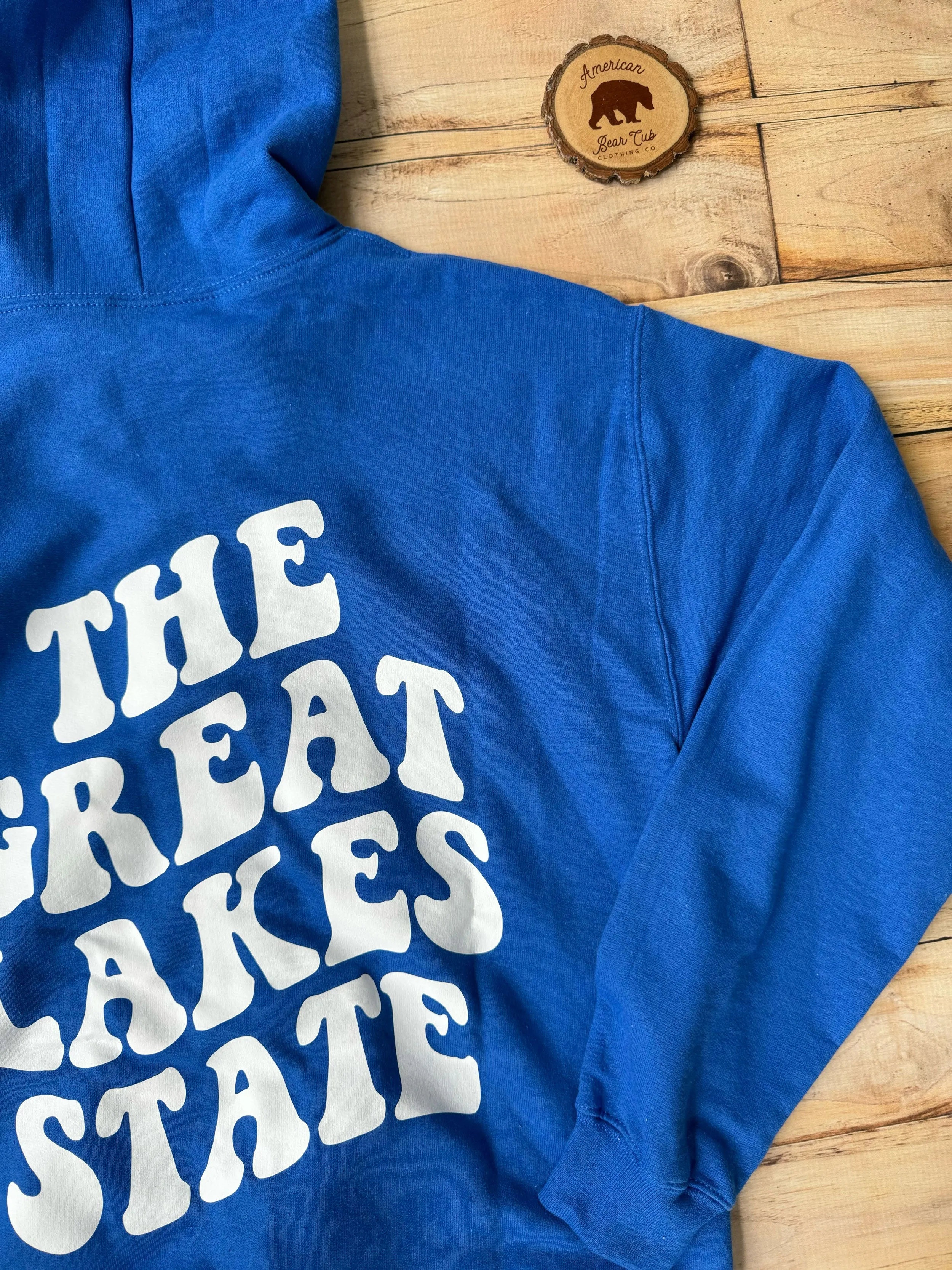 Michigan Great Lakes State Zip Up Hoodies