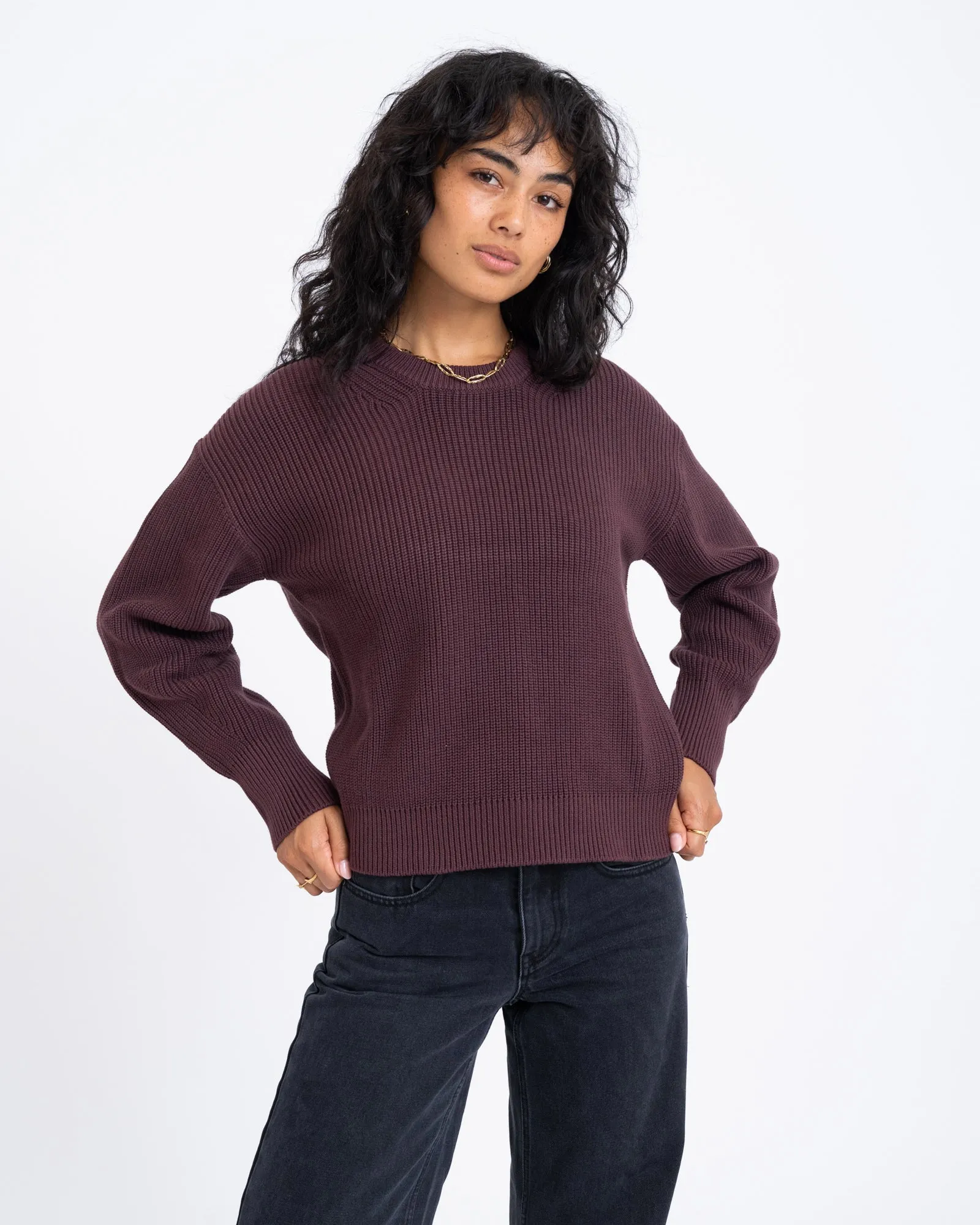 Mila Twist Crew Neck Knit Sassafras