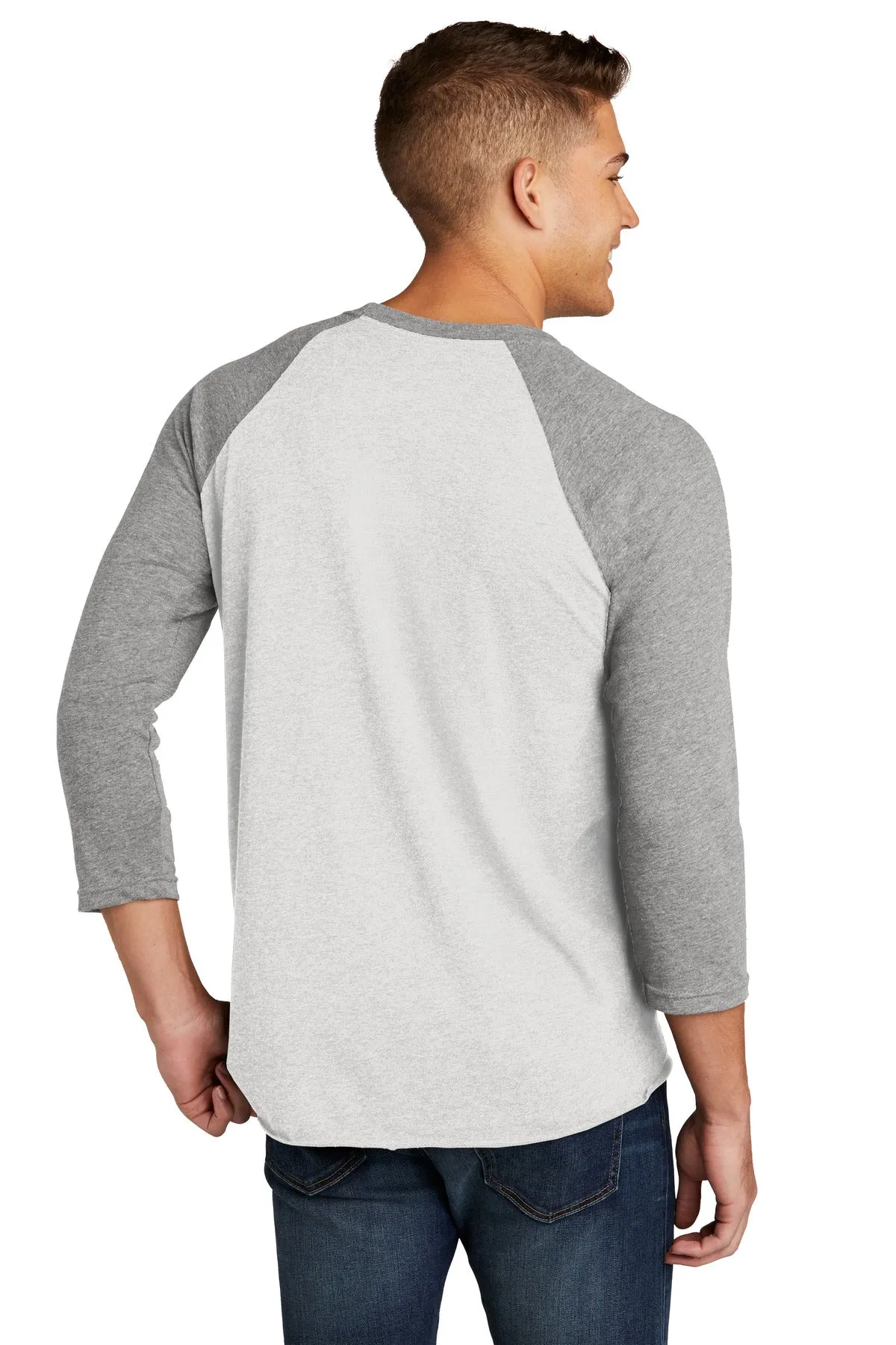 Next Level Apparel Unisex Tri-Blend 3/4-Sleeve Raglan Tee. NL6051