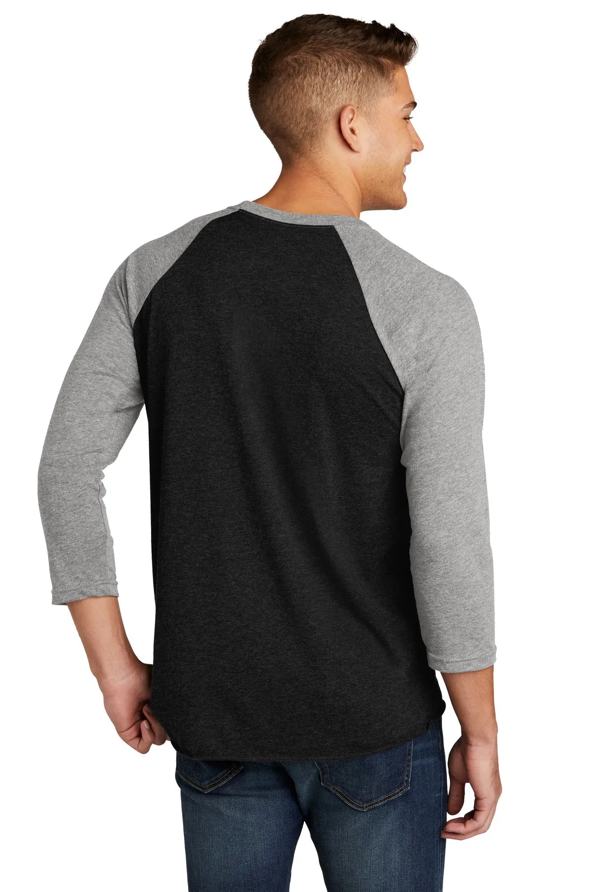 Next Level Apparel Unisex Tri-Blend 3/4-Sleeve Raglan Tee. NL6051