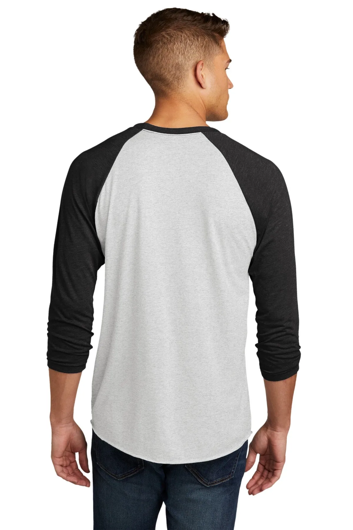 Next Level Apparel Unisex Tri-Blend 3/4-Sleeve Raglan Tee. NL6051