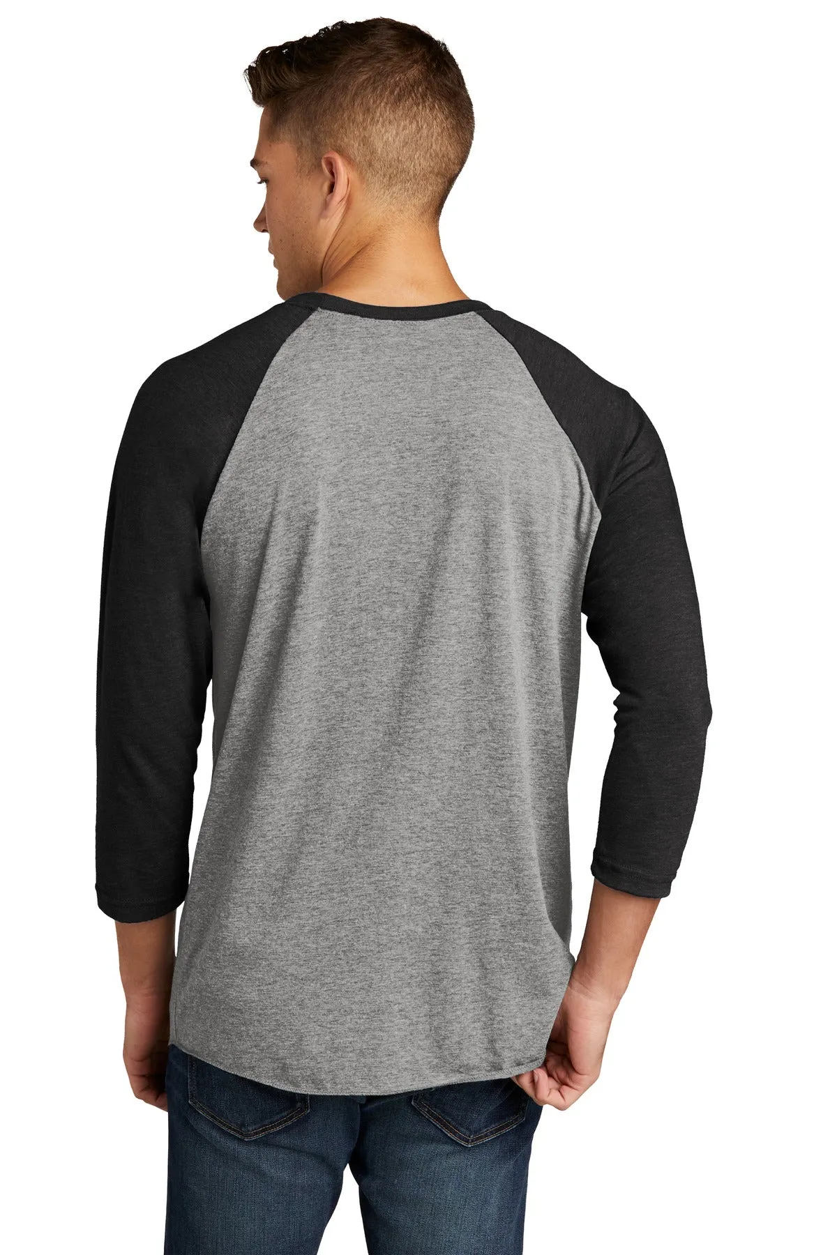 Next Level Apparel Unisex Tri-Blend 3/4-Sleeve Raglan Tee. NL6051