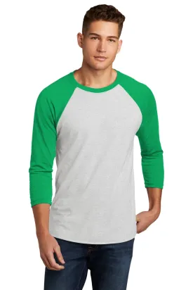 Next Level Apparel Unisex Tri-Blend 3/4-Sleeve Raglan Tee. NL6051