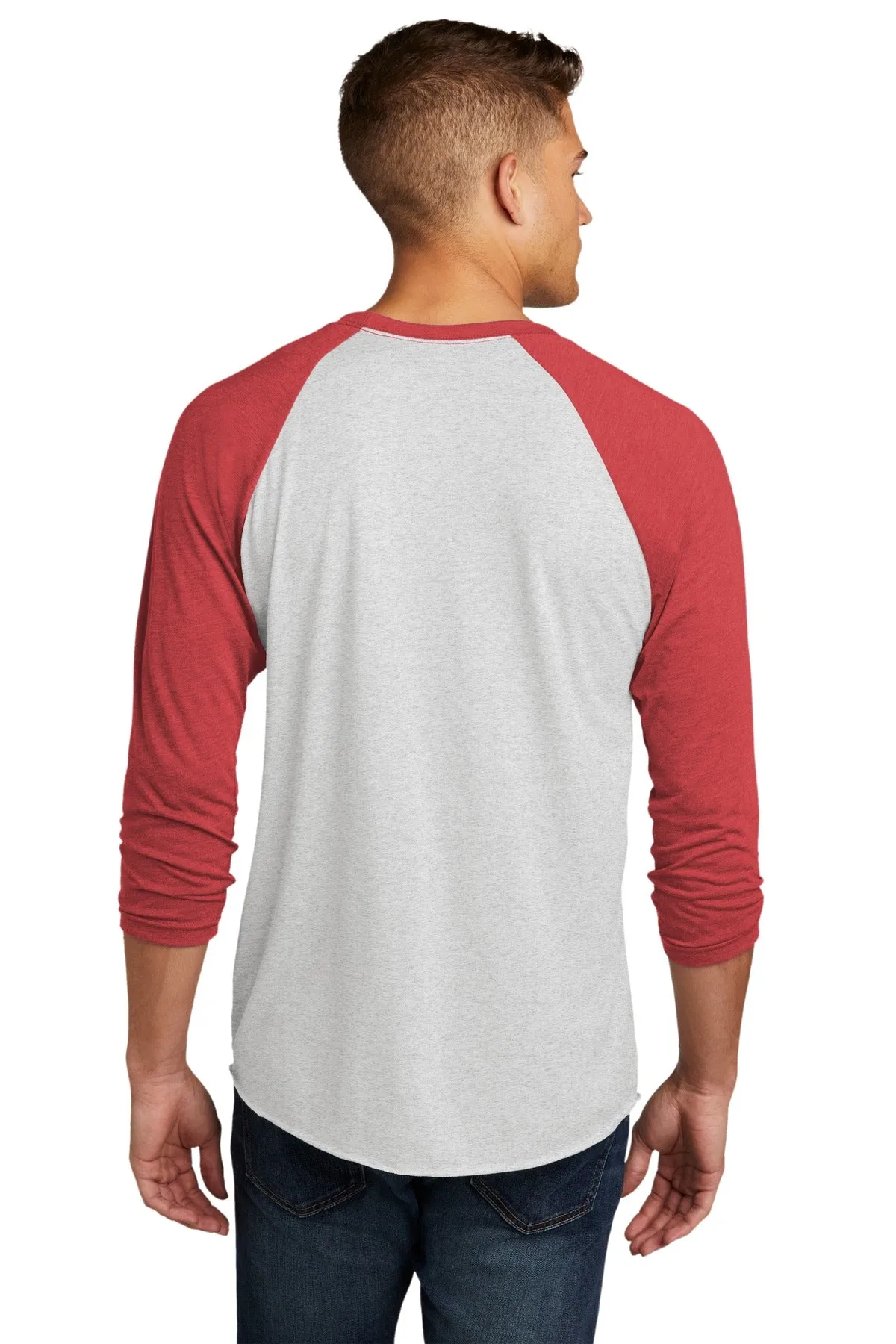 Next Level Apparel Unisex Tri-Blend 3/4-Sleeve Raglan Tee. NL6051