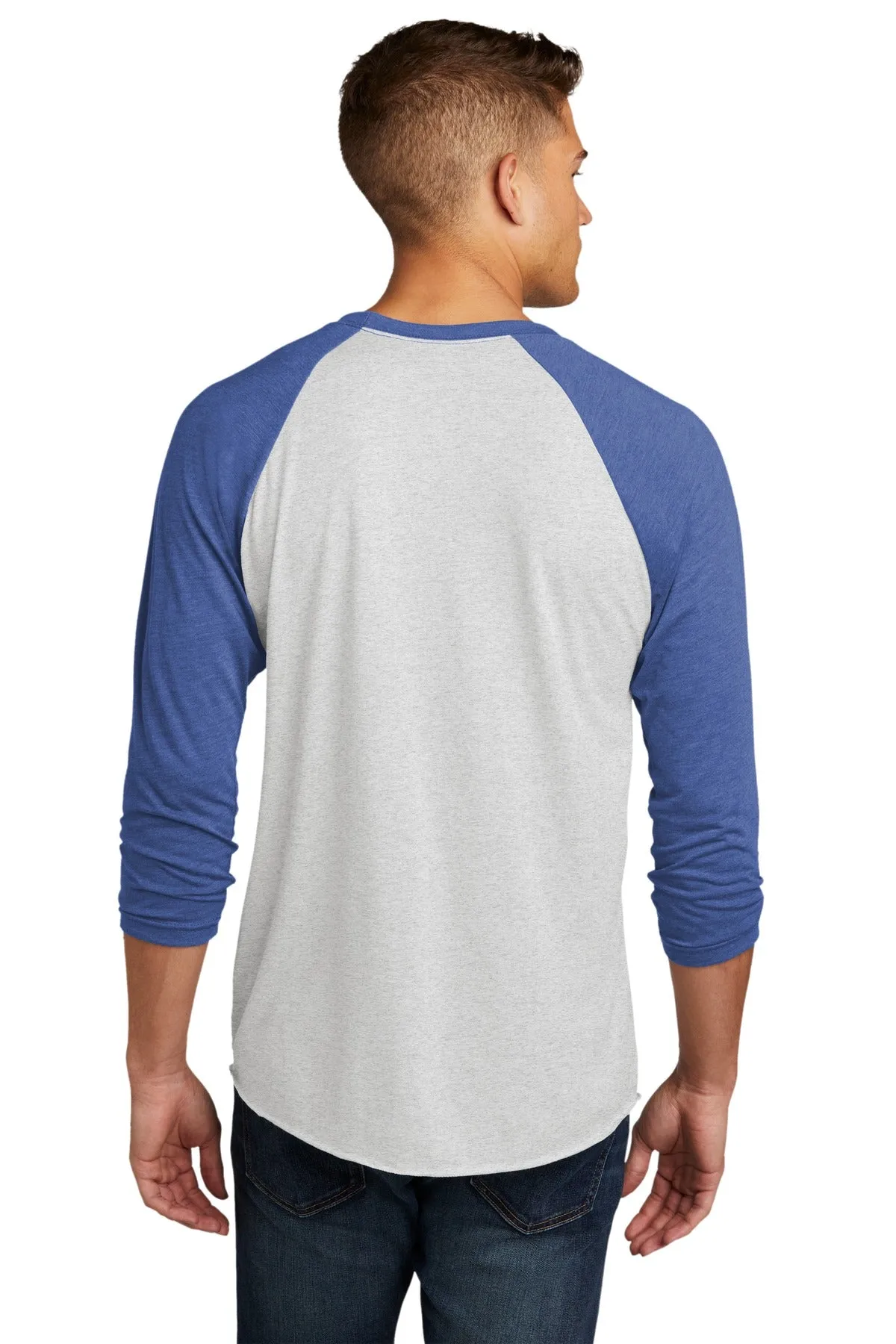 Next Level Apparel Unisex Tri-Blend 3/4-Sleeve Raglan Tee. NL6051