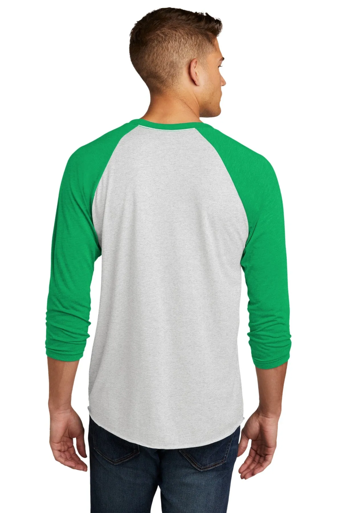 Next Level Apparel Unisex Tri-Blend 3/4-Sleeve Raglan Tee. NL6051