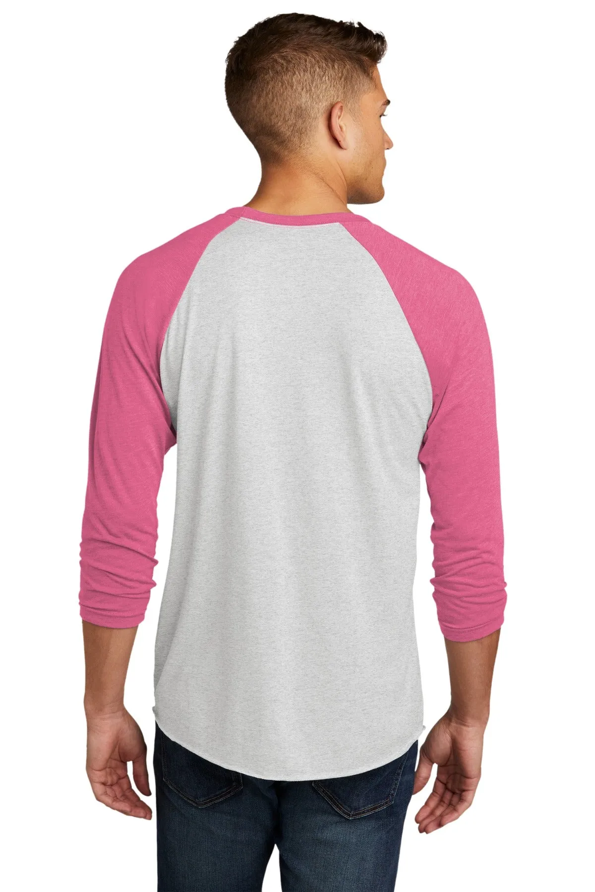 Next Level Apparel Unisex Tri-Blend 3/4-Sleeve Raglan Tee. NL6051