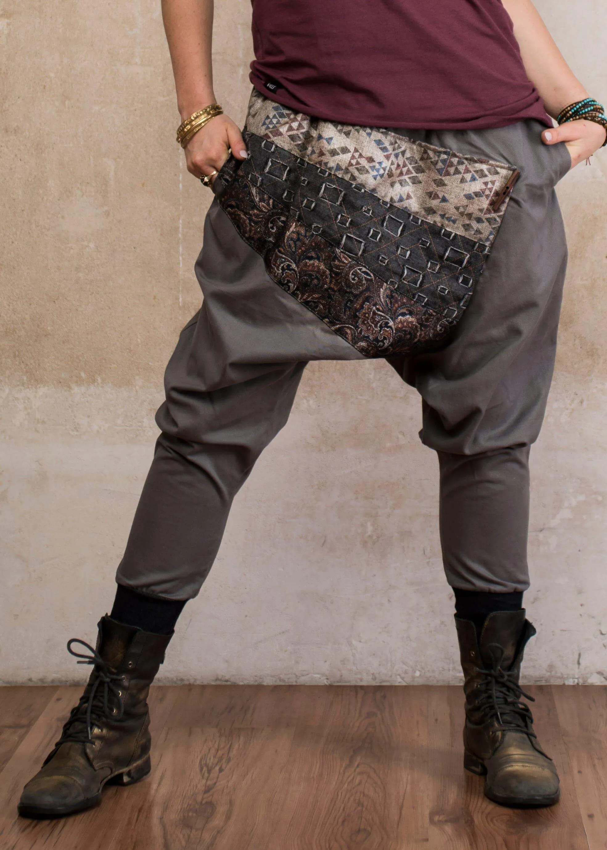 NINJA WARRIOR Cotton - Impressive Harem Pants with Unique Tribal Patterns