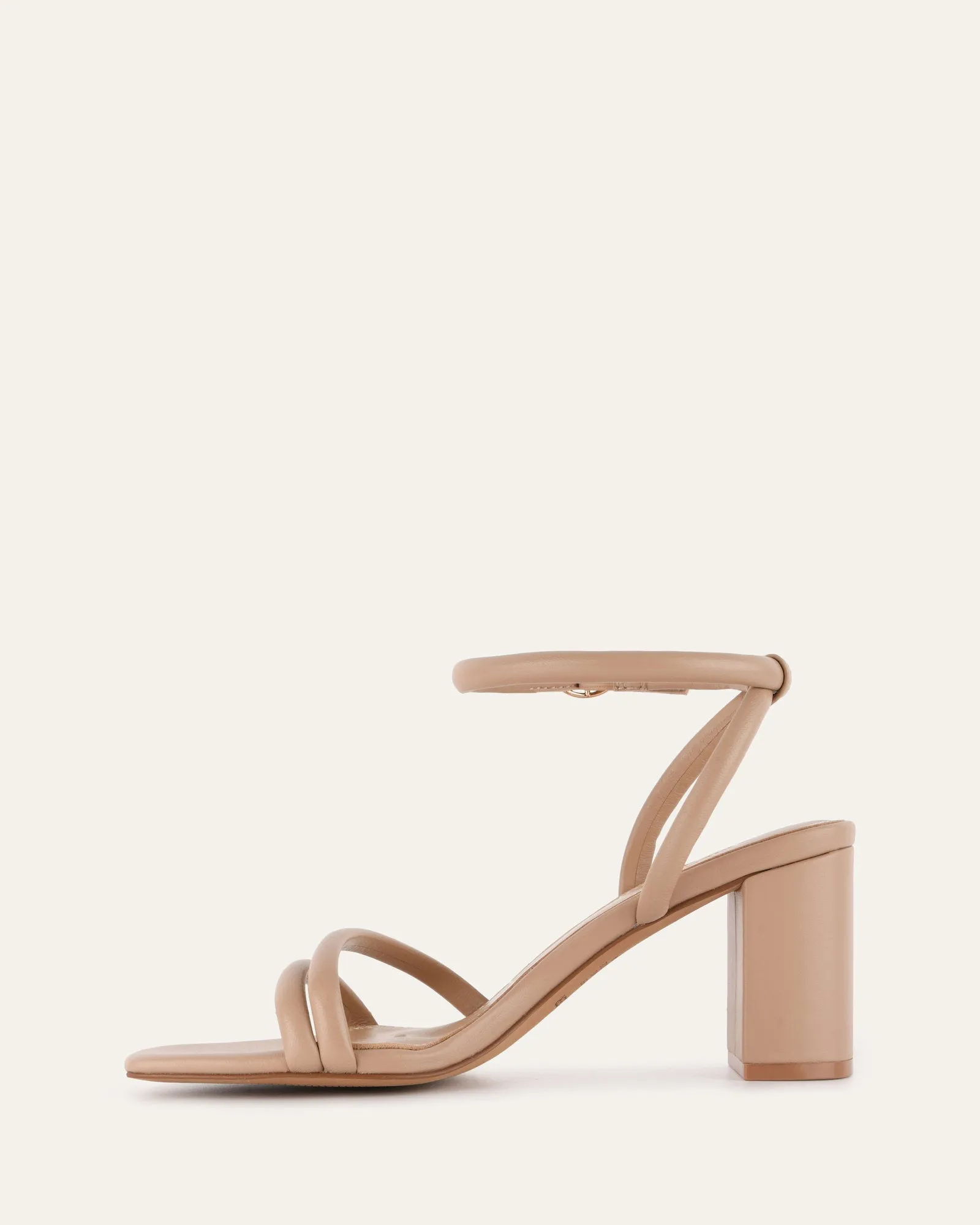 NINO HIGH HEEL SANDALS BLUSH LEATHER