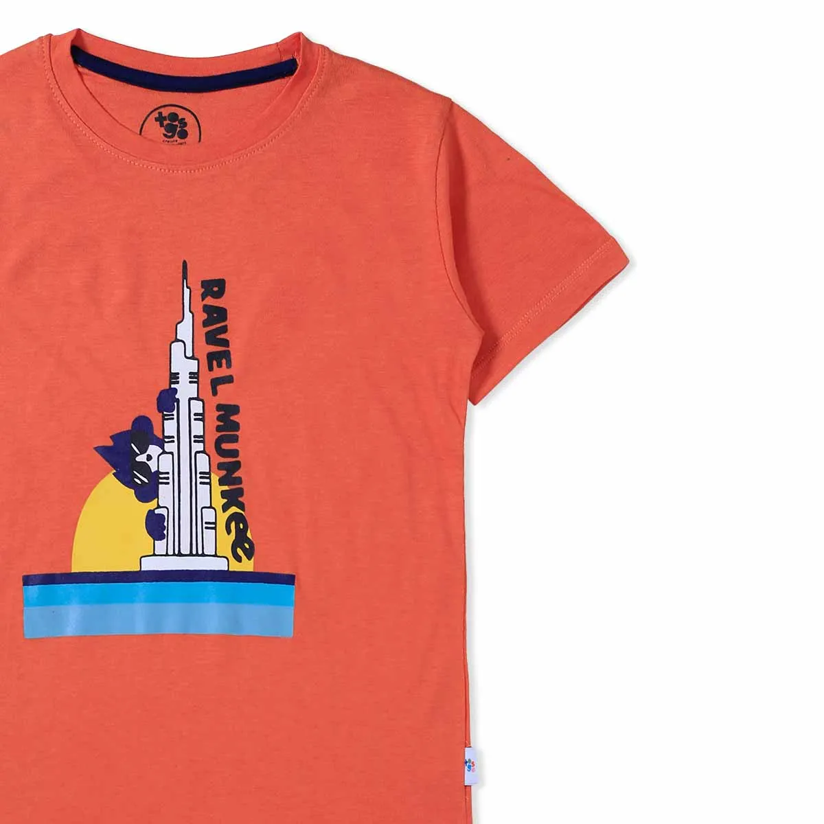 Orange Cotton T-Shirt