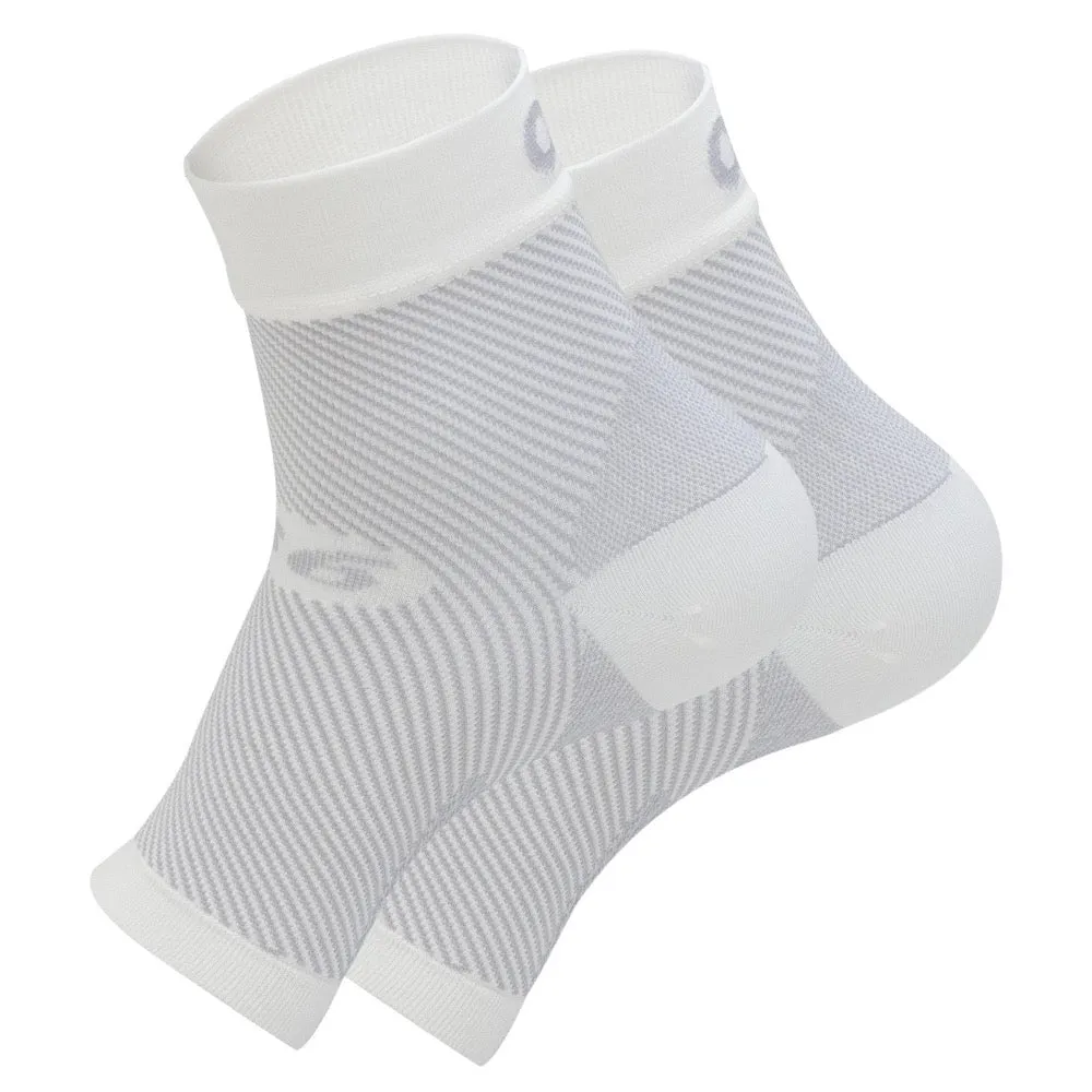 OS1st Unisex Performance Foot Ortho Sleeve For Plantar Fasciitis White