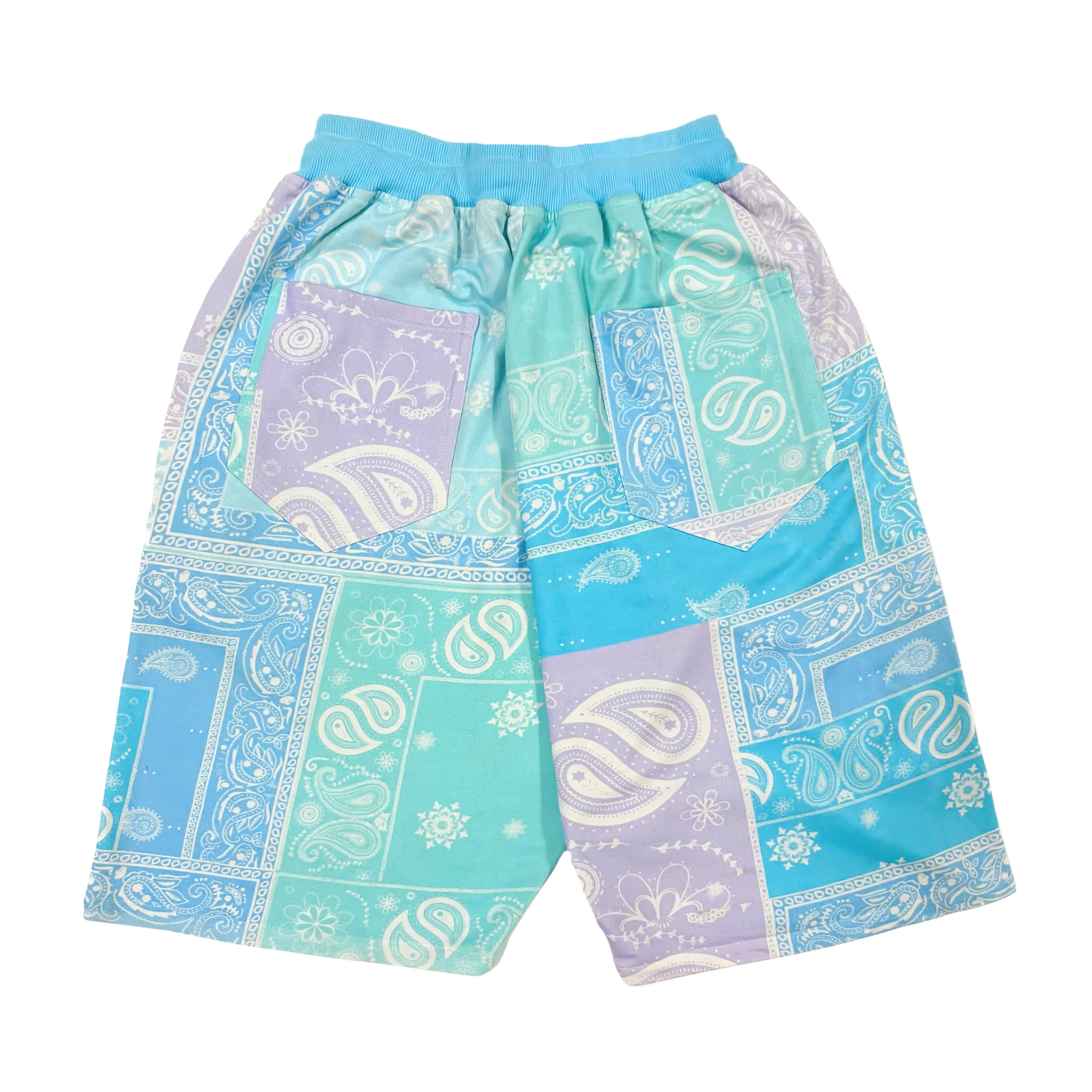 Paisley Blue Shorts