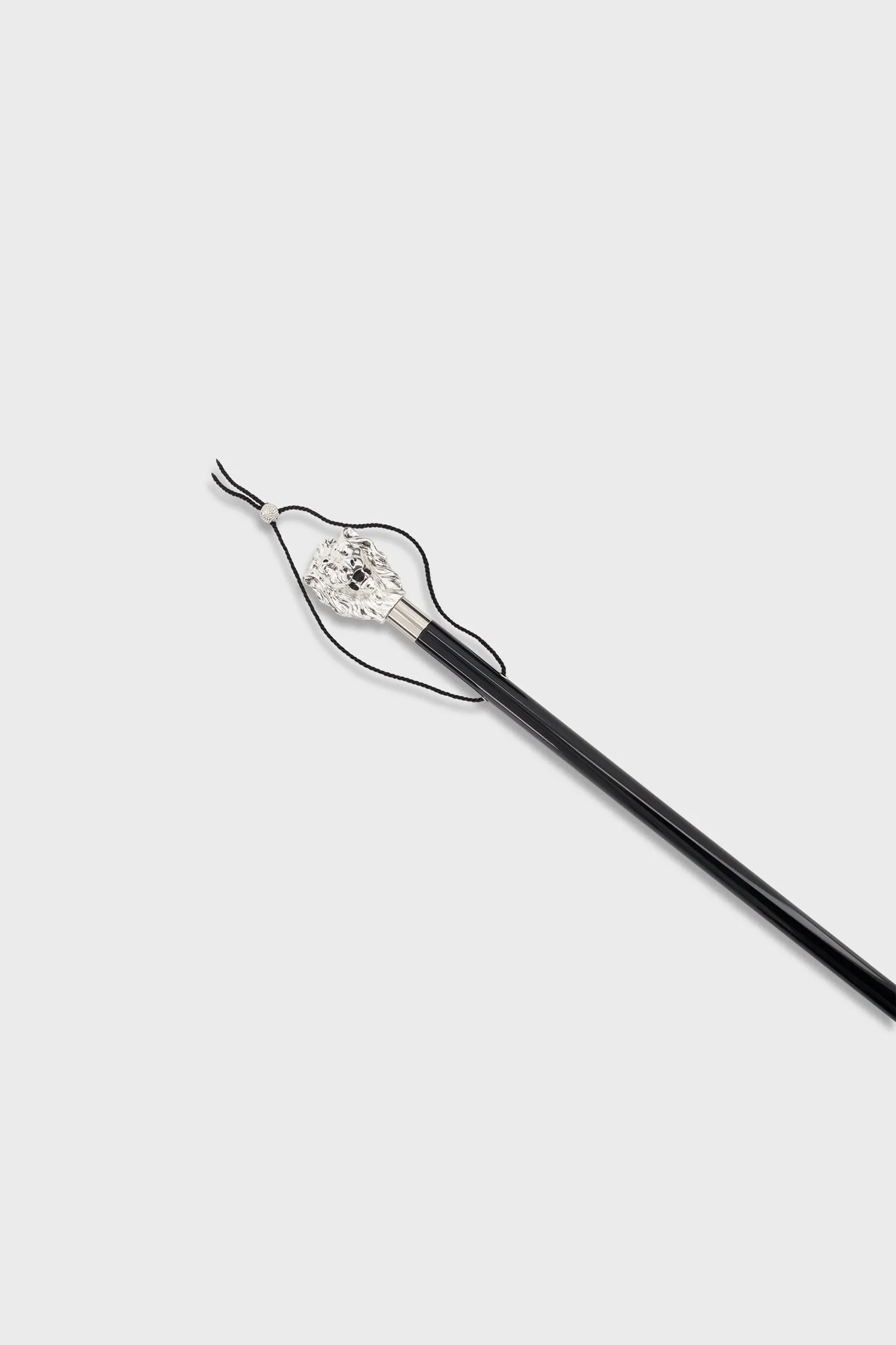 Pasotti Black/Silver Lion Shoehorn