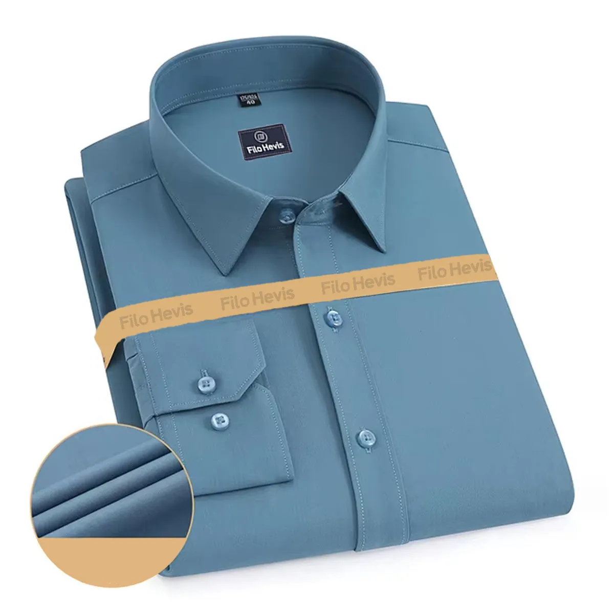 Plain Cotton Blend Solid Shirts Sea Green