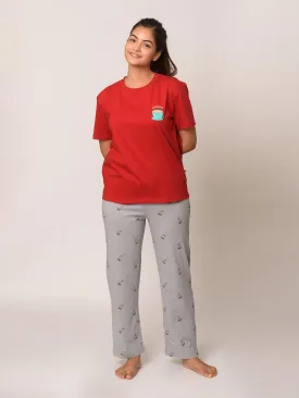 Positivitea Cotton Pyjama Set