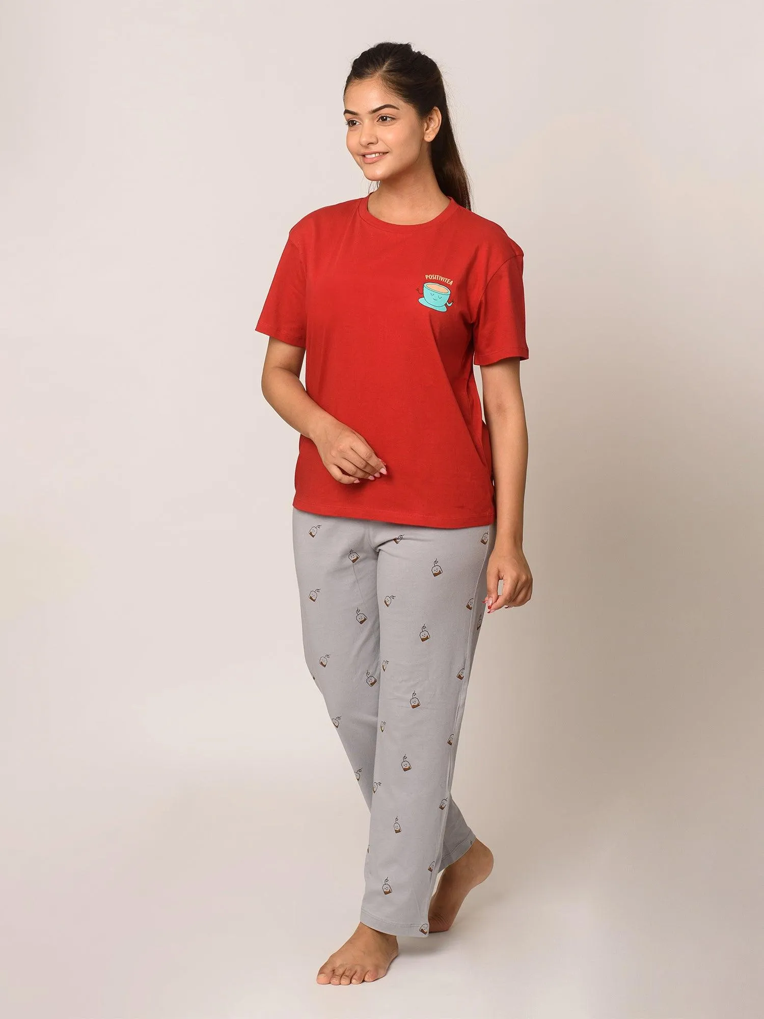 Positivitea Cotton Pyjama Set