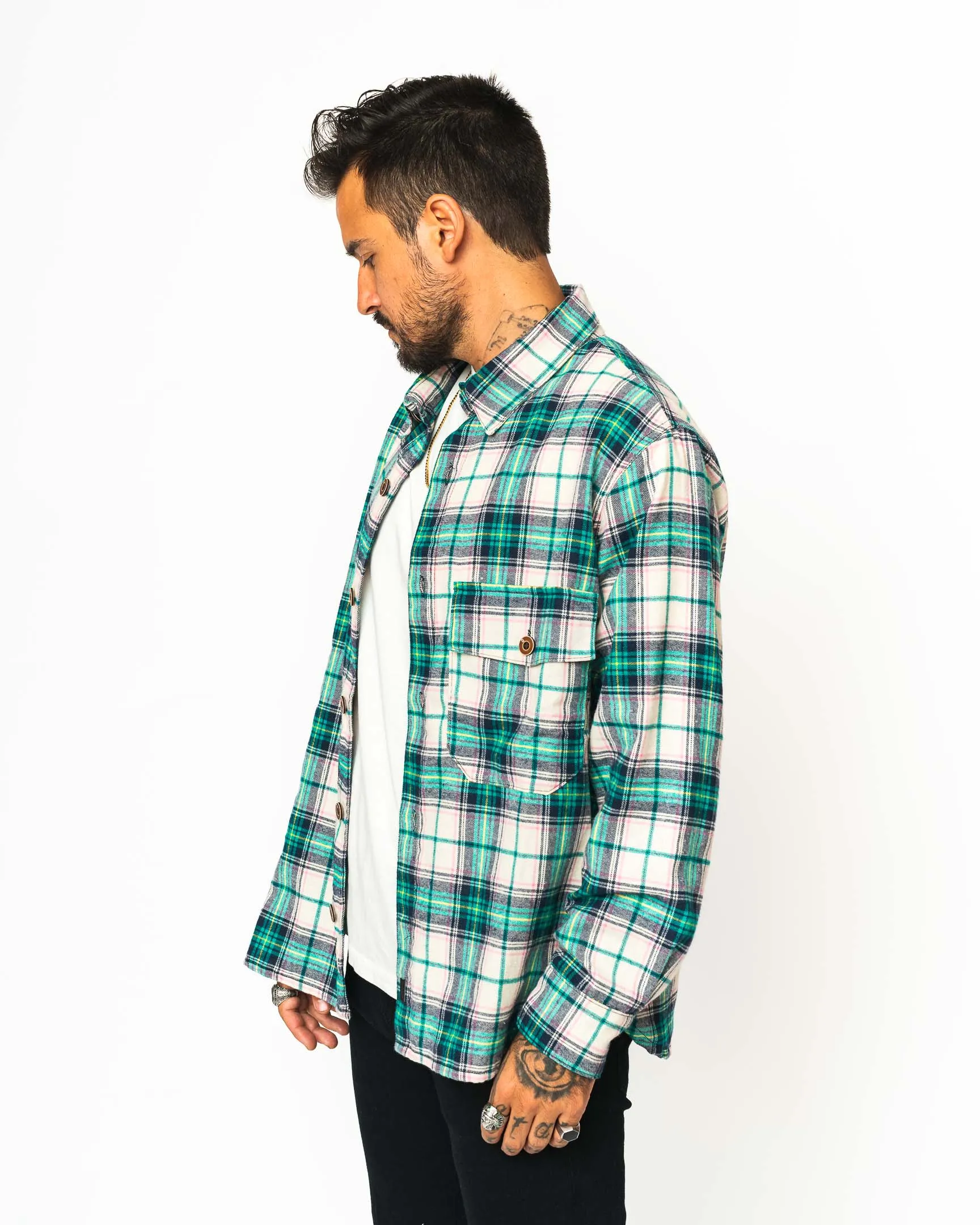 Quimera Flannel - Verde