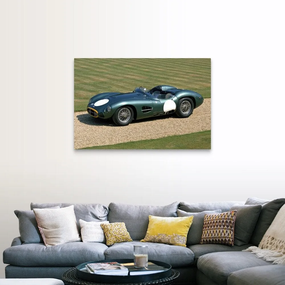 "1957 Aston Martin DBR2 4.2 litre V12 sports racing 2-seater" Canvas Wall Art