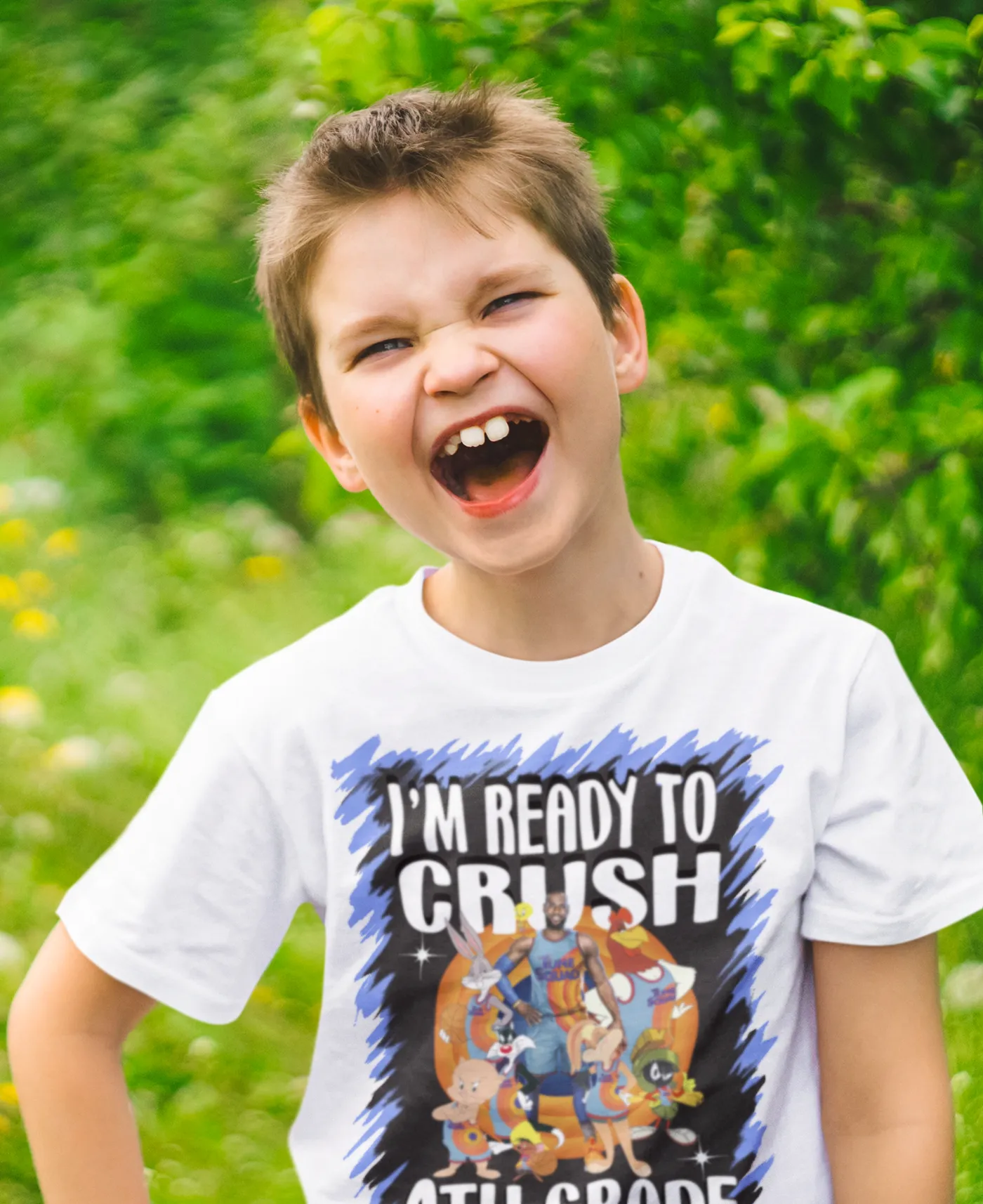 Ready To Crush Space Jam Back To School Tee (Preschool - 5th)