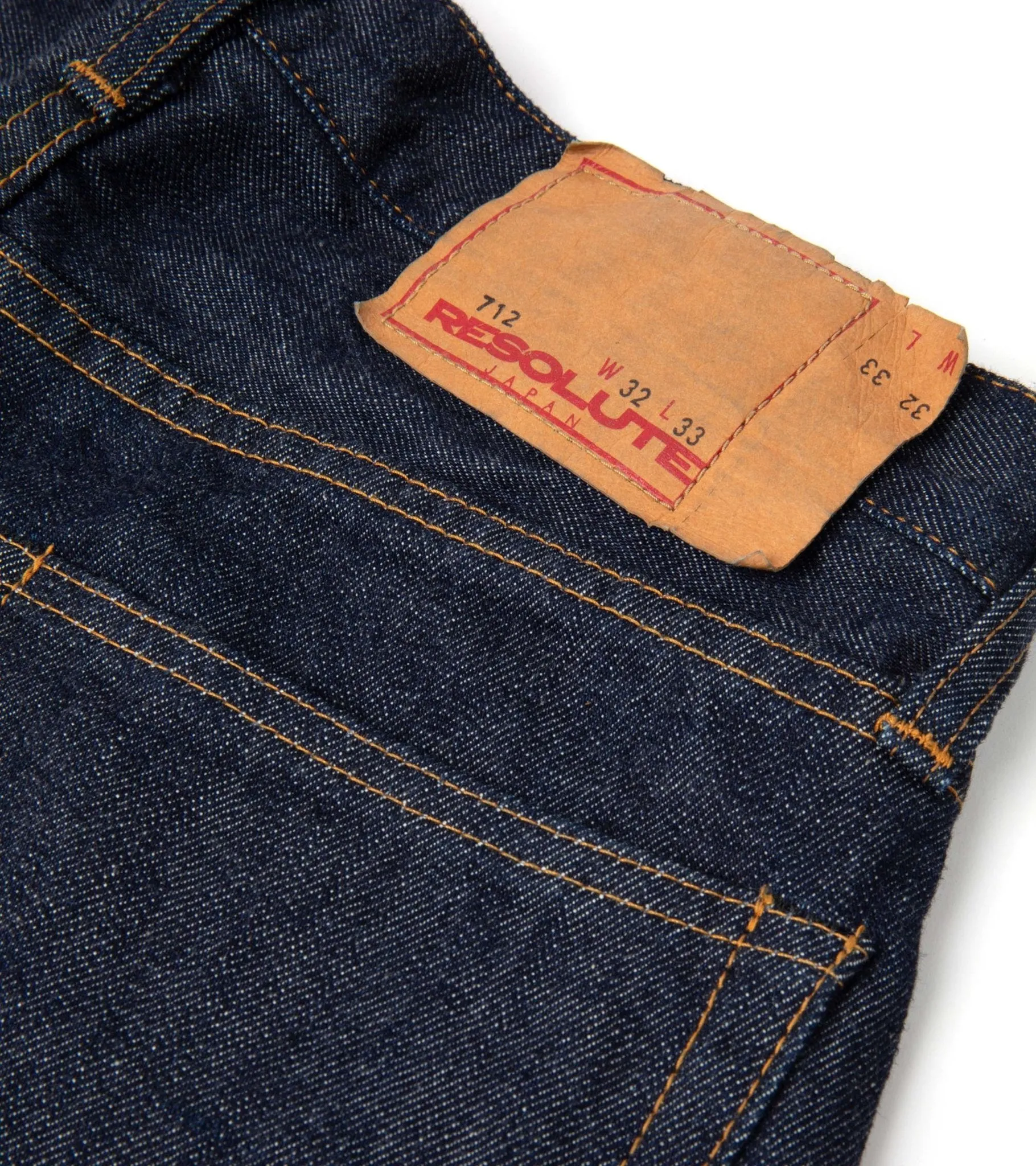 Resolute 712 Denim Jeans: One Wash