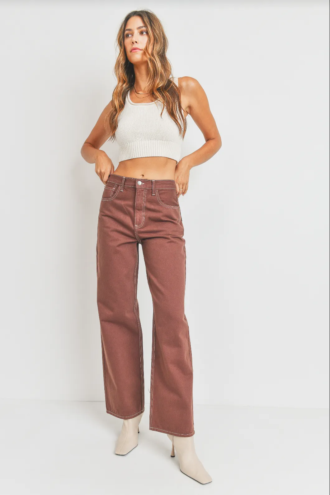 Retro Wide Leg Jeans