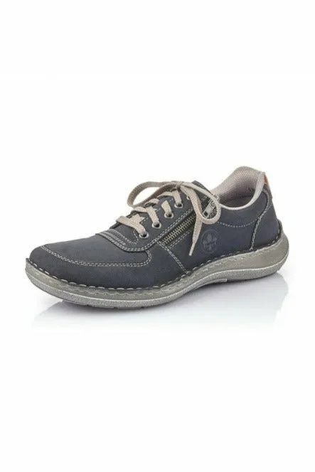 Rieker 03030-14 Mens shoe in Blue