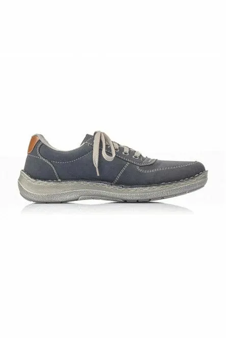 Rieker 03030-14 Mens shoe in Blue