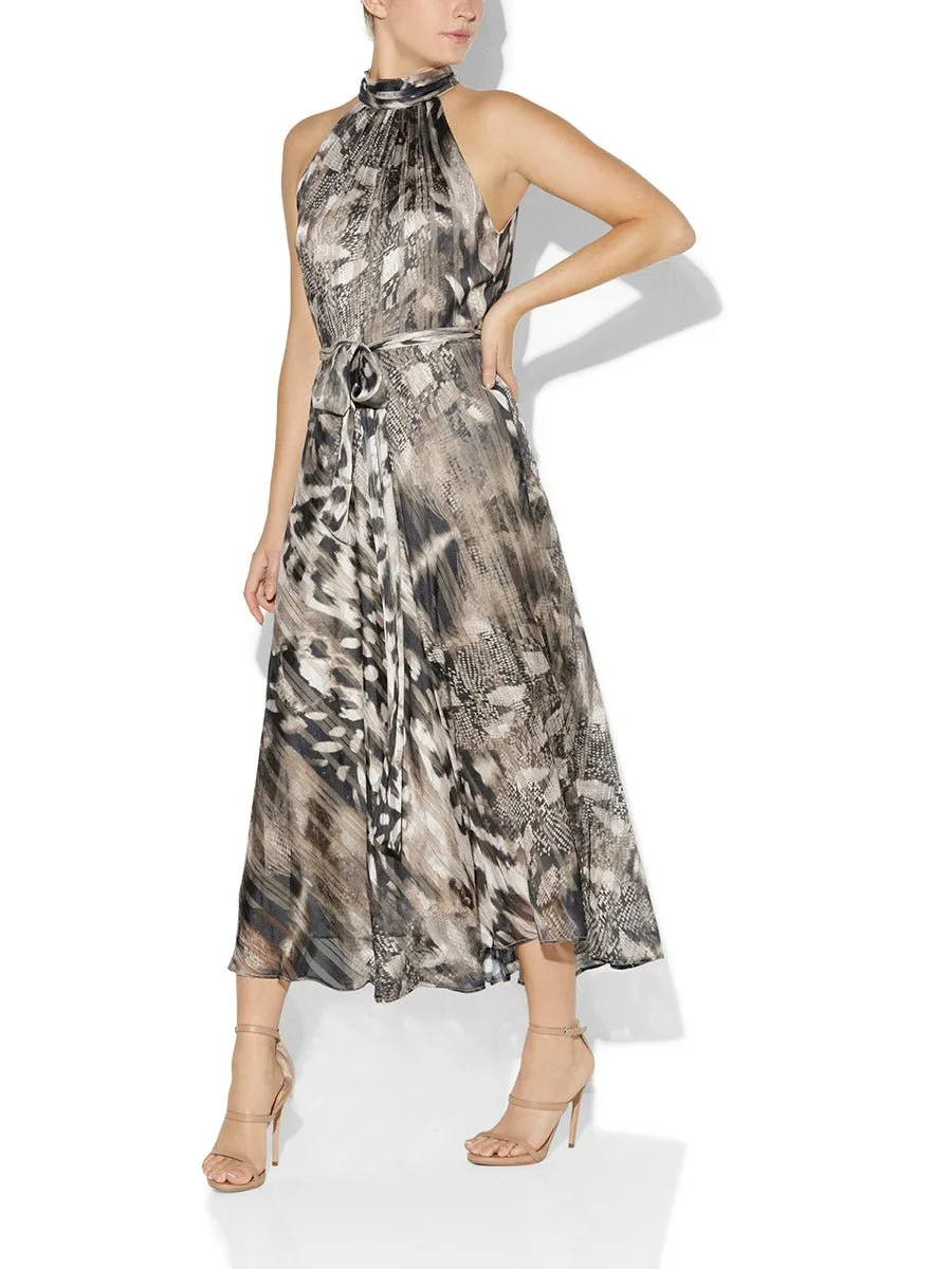 Sammy Kenya Print Halter Dress