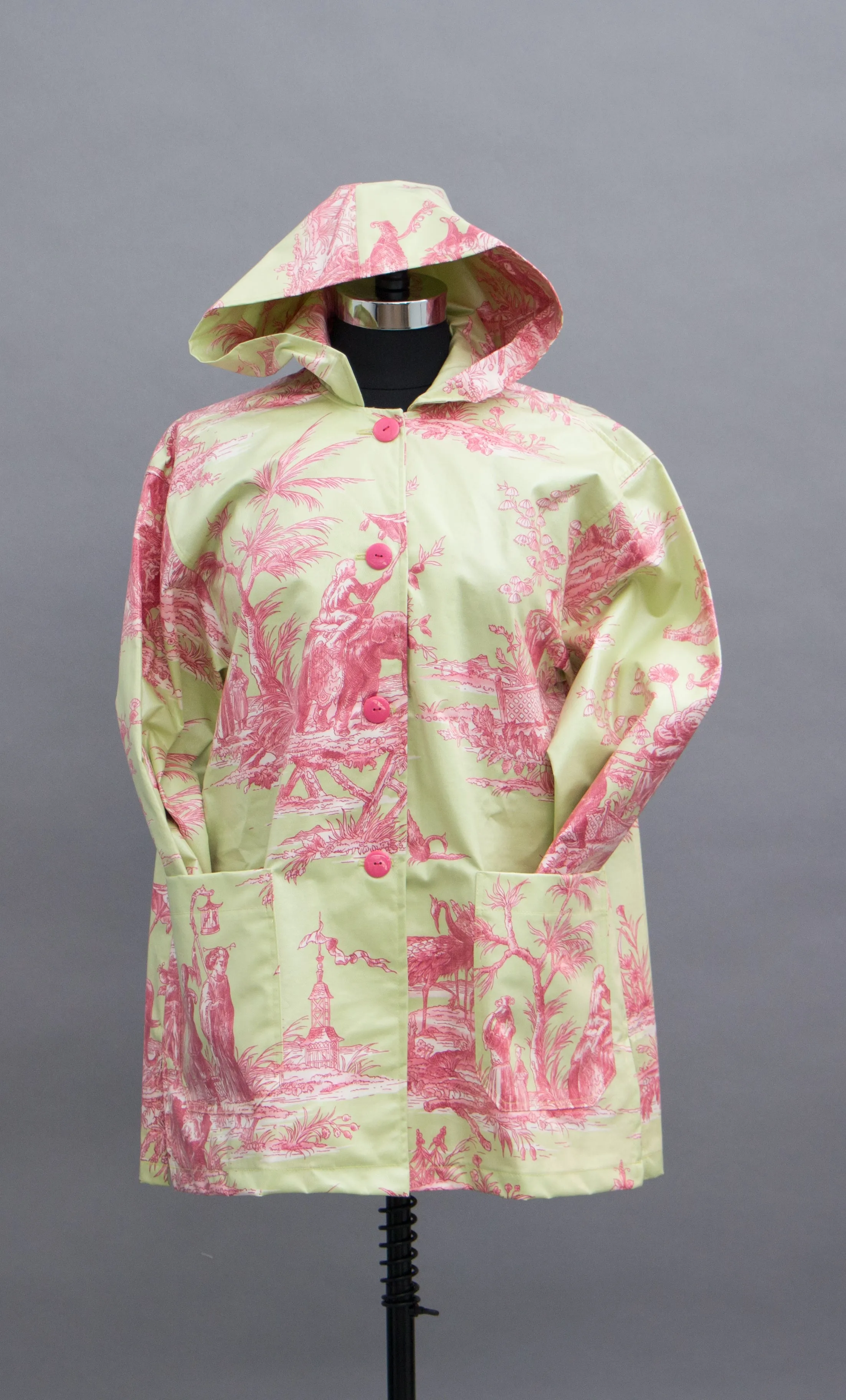 *Shanghai Toile Button Hoodie (RW 0814C)