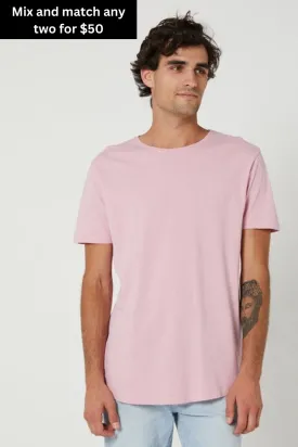 Silent theory acid tail tee - pink