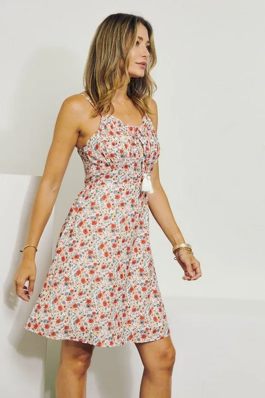 Sleeveless Floral Dress