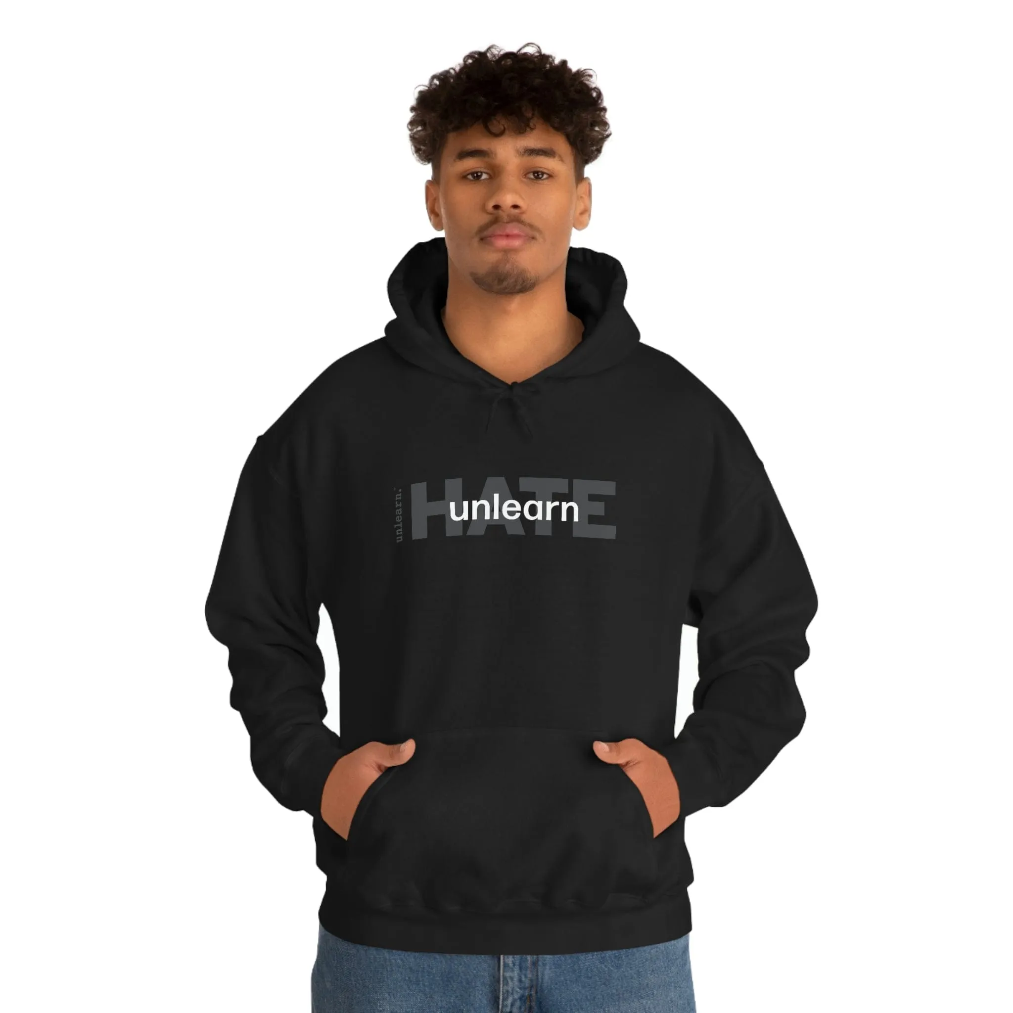 Stop Hate - Relaxed Fit Fleece Hoodie