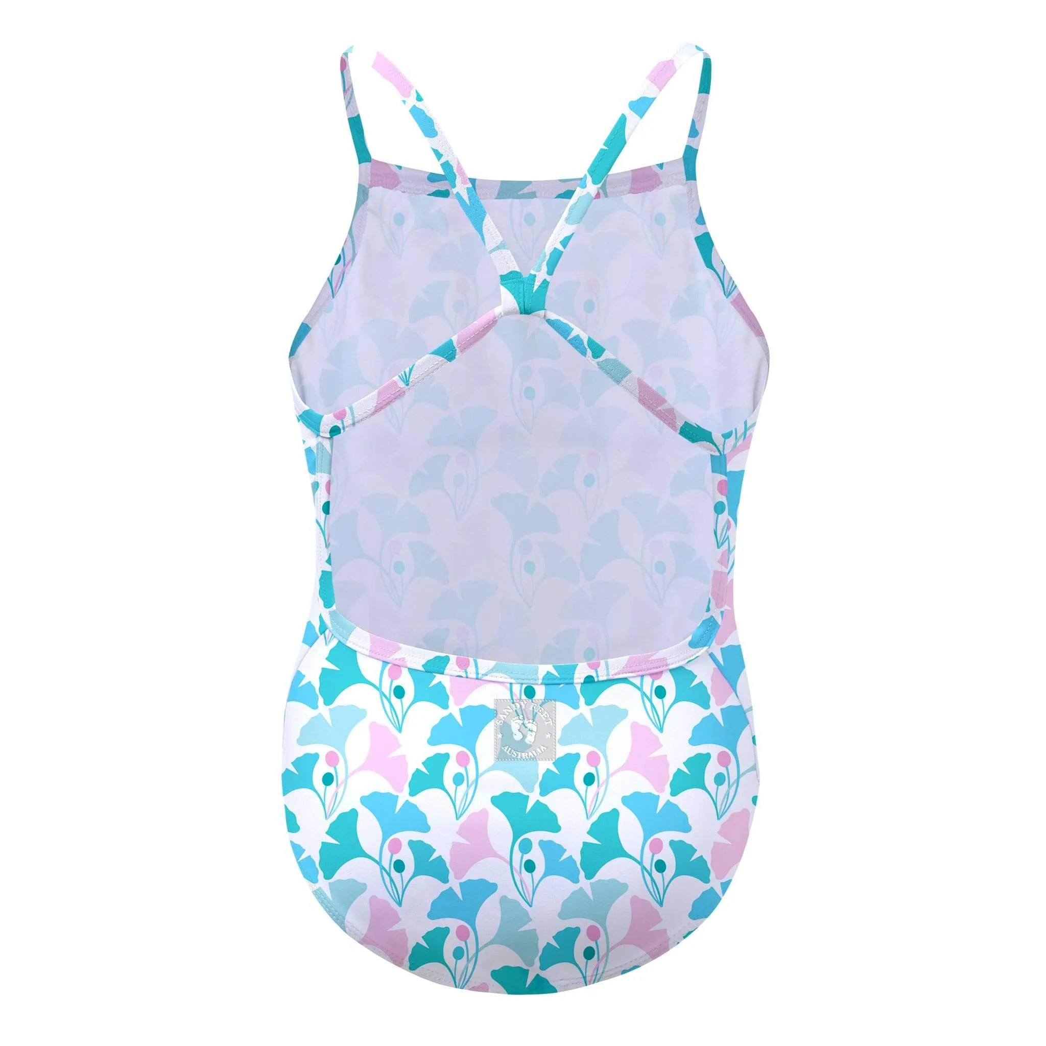 Summer Gingko Racerback Swimsuit