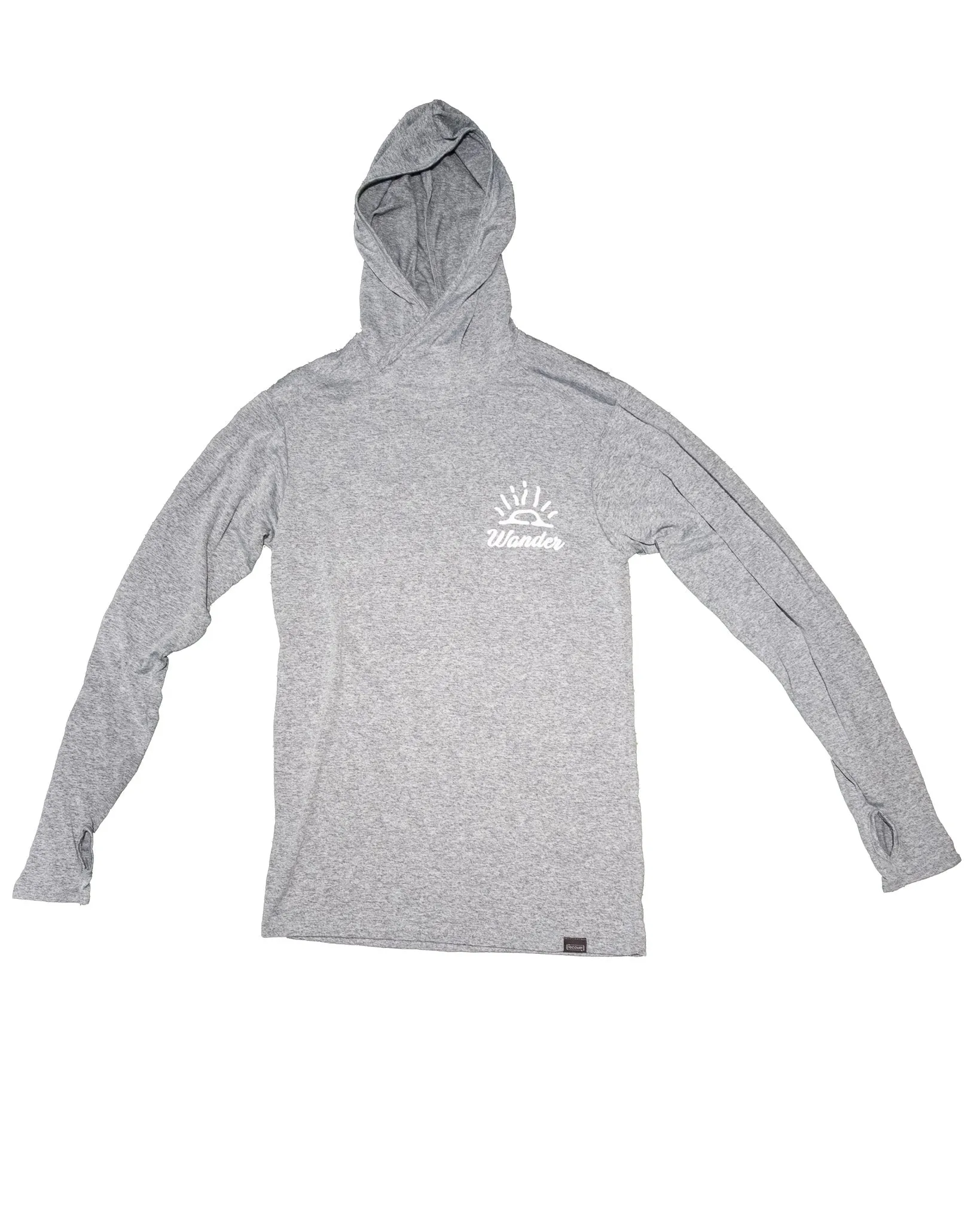 Unisex Beach Club Sun Hoodie - Grey Heathered