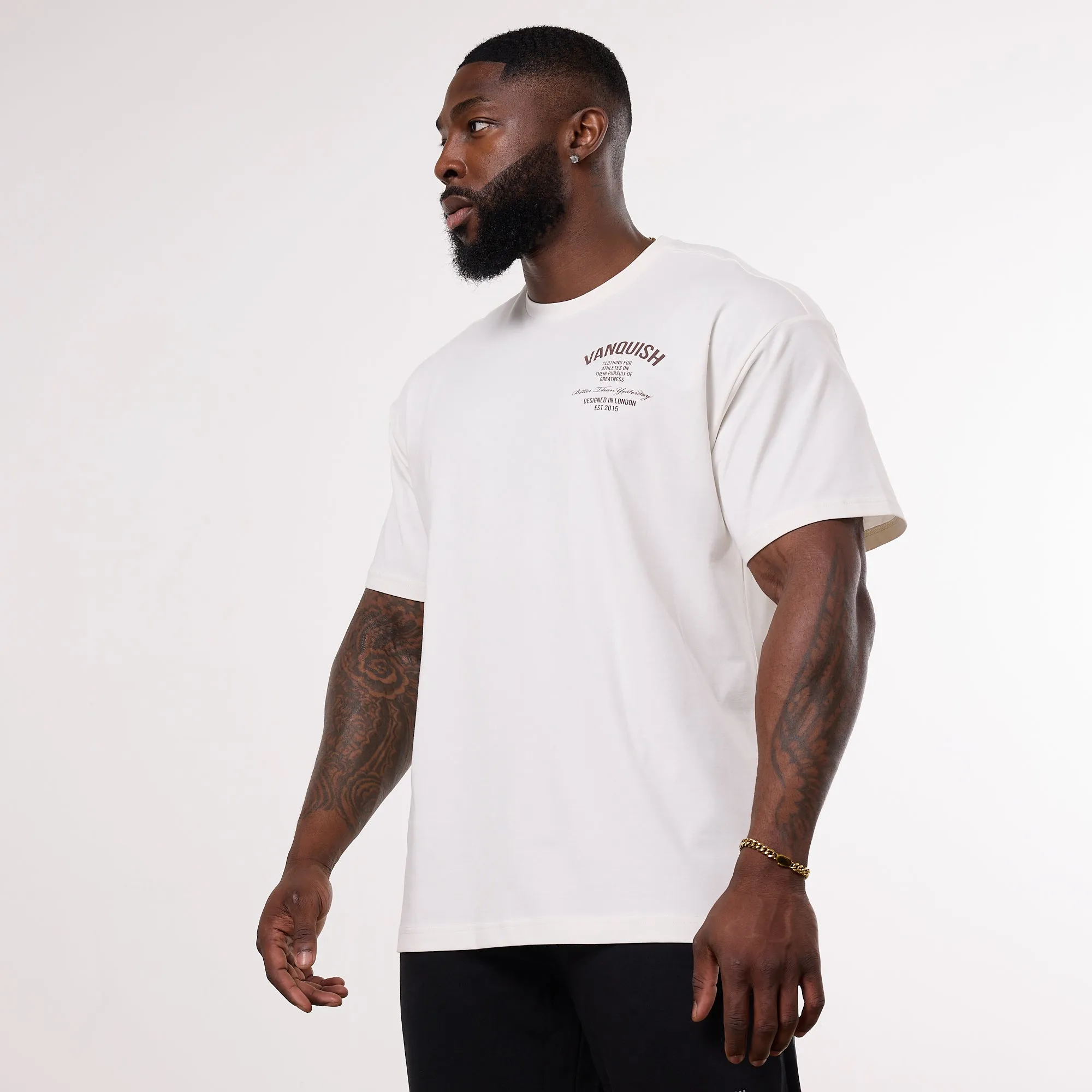 Vanquish TSP Pursuit Vintage White Oversized T Shirt