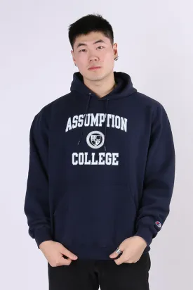 Vintage Assumption College Hoodie L